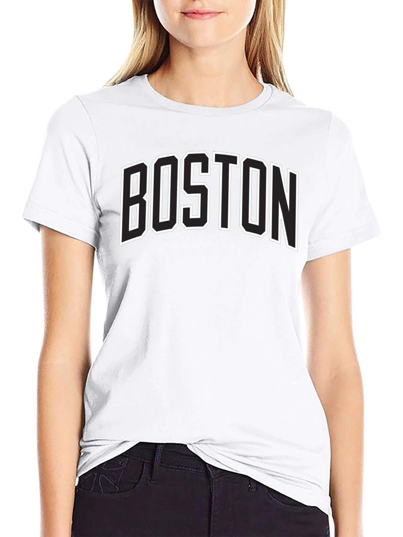 Boston Graphic Tee - Classic Collegiate Style
