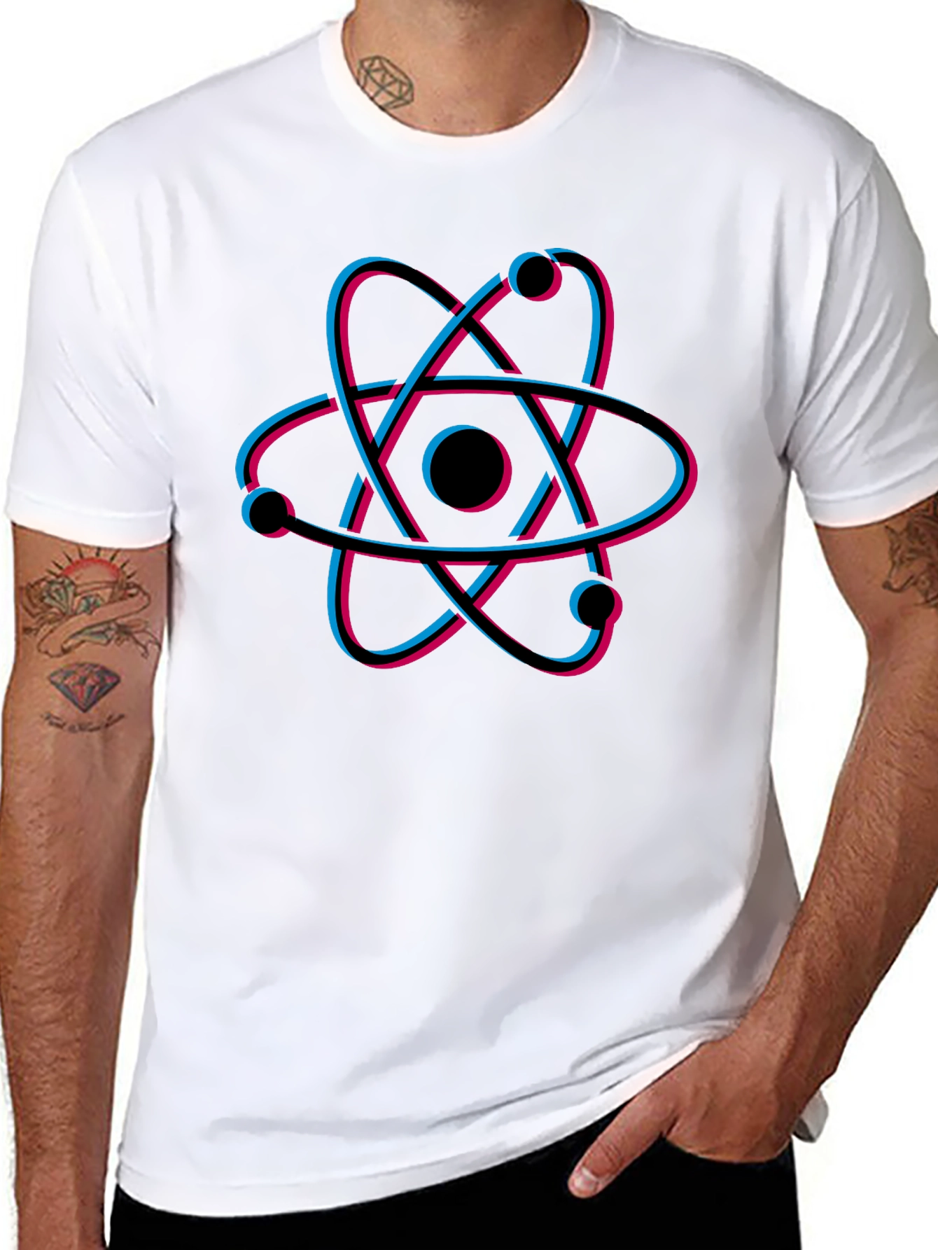 Atom Graphic Tee - Science T-Shirt
