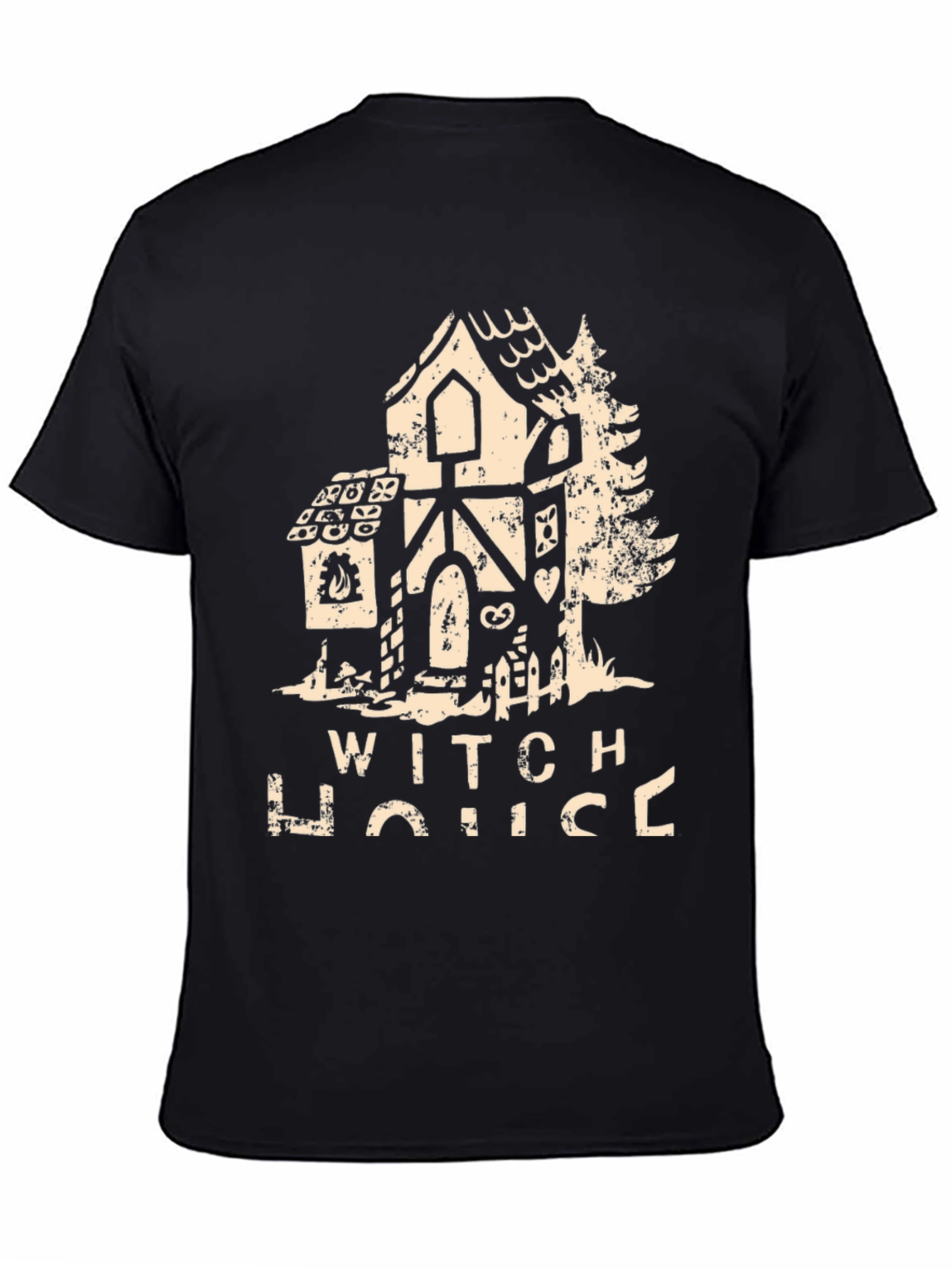 Witch House Graphic T-Shirt Halloween Apparel