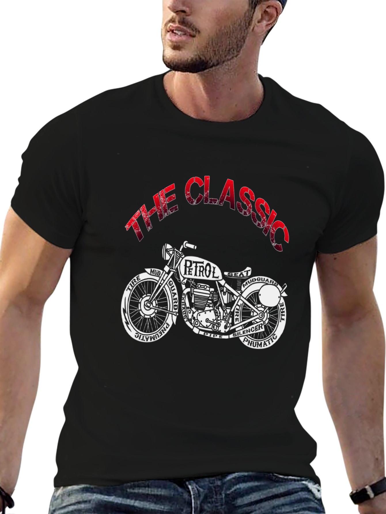 The Classic Motorcycle Graphic T-Shirt