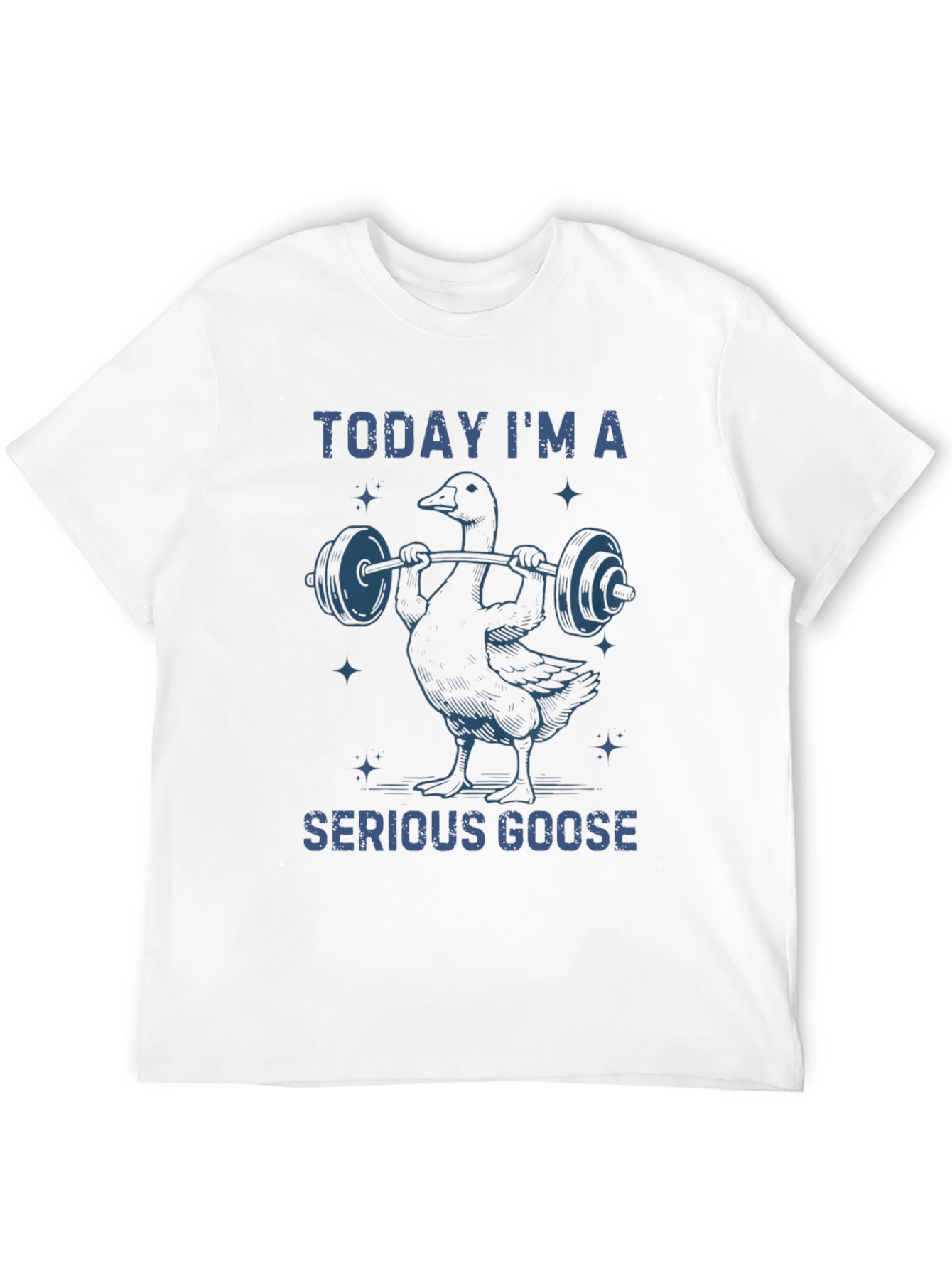 Serious Goose Weightlifting T-Shirt - Funny Workout Tee