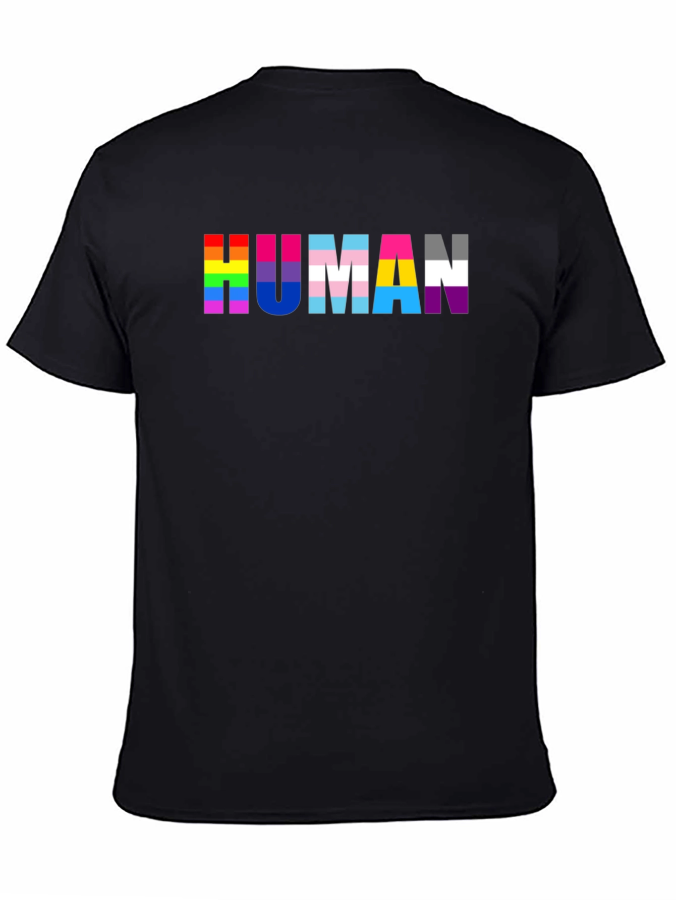 Human Pride Black T-Shirt