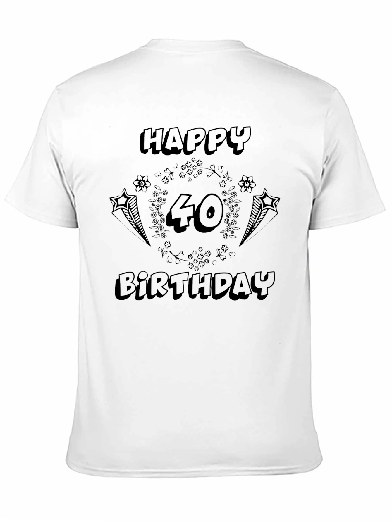 Happy 40th Birthday Graphic T-Shirt
