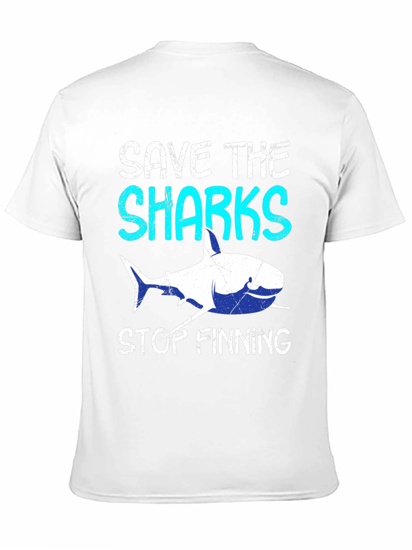 Save The Sharks Stop Finning Graphic Tee