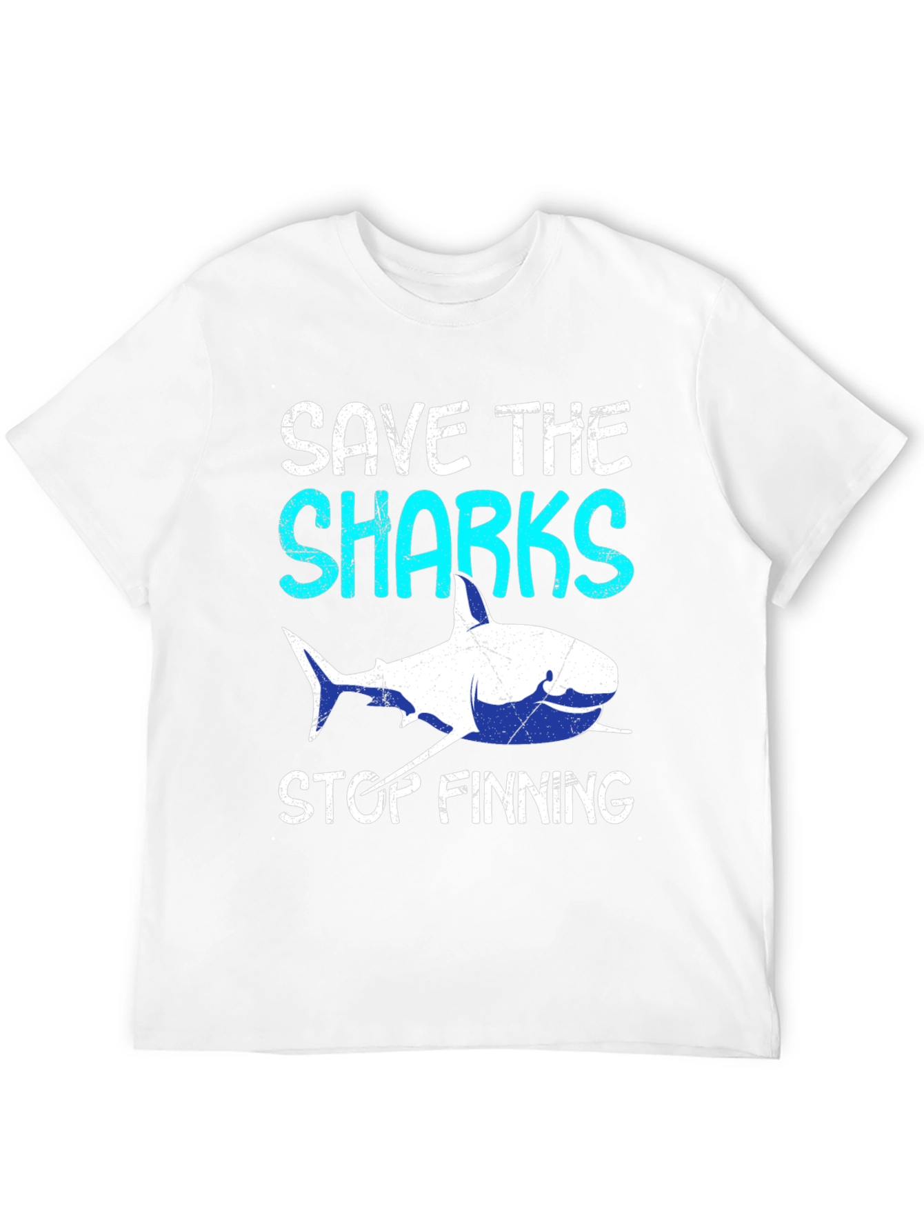 Save The Sharks Stop Finning Graphic Tee