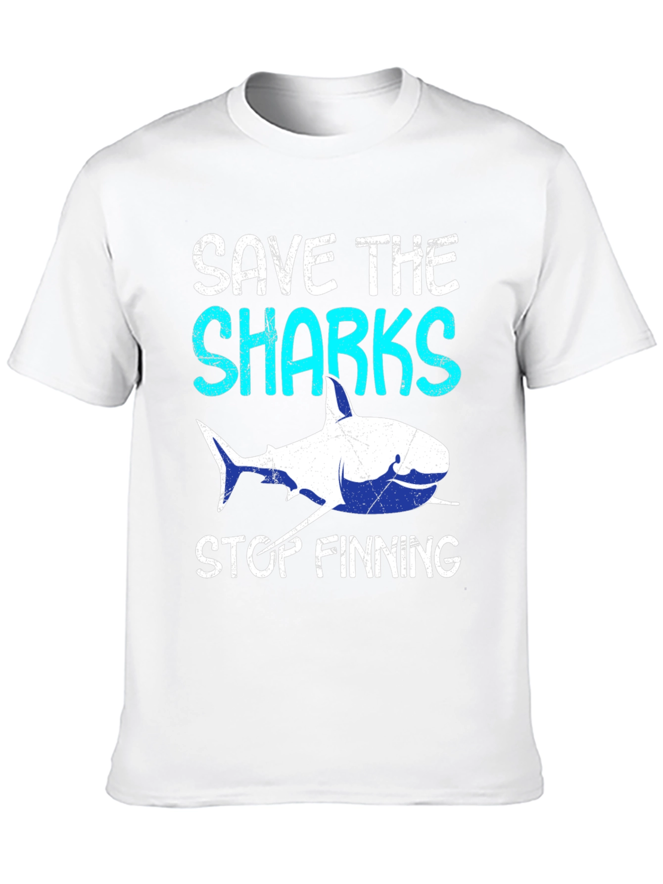 Save The Sharks Stop Finning Graphic Tee