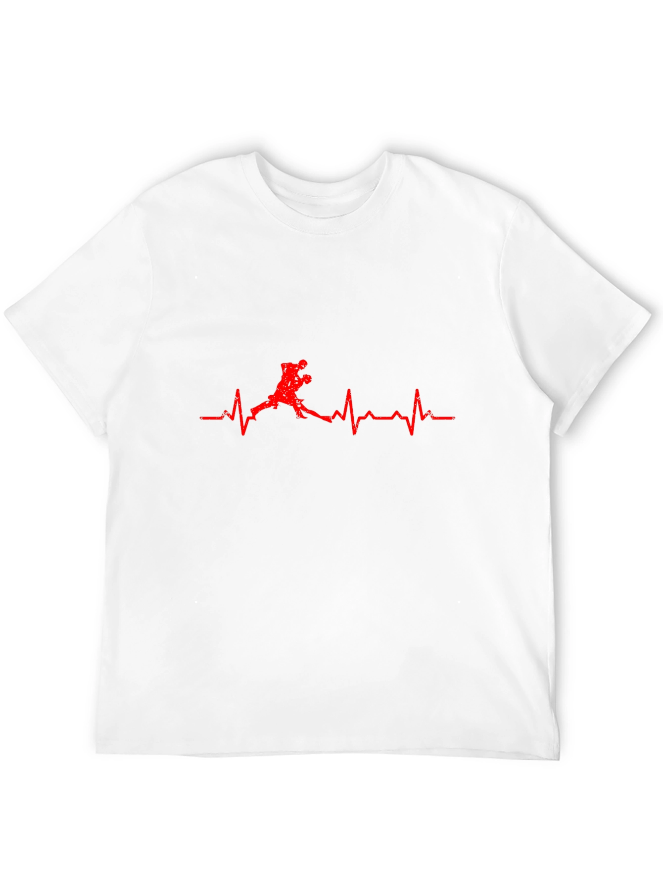 Heartbeat Boxer Black T-Shirt