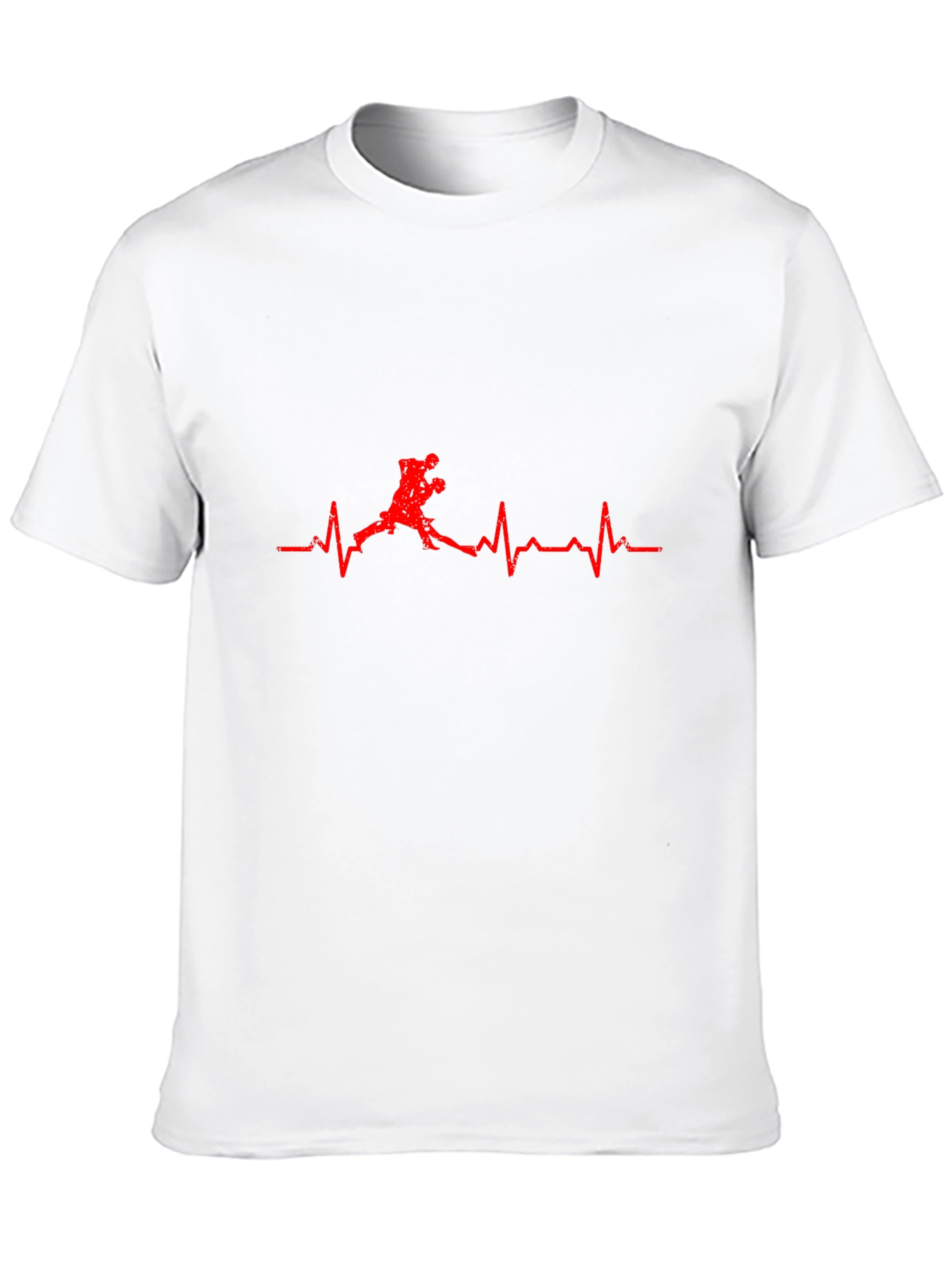 Heartbeat Boxer Black T-Shirt