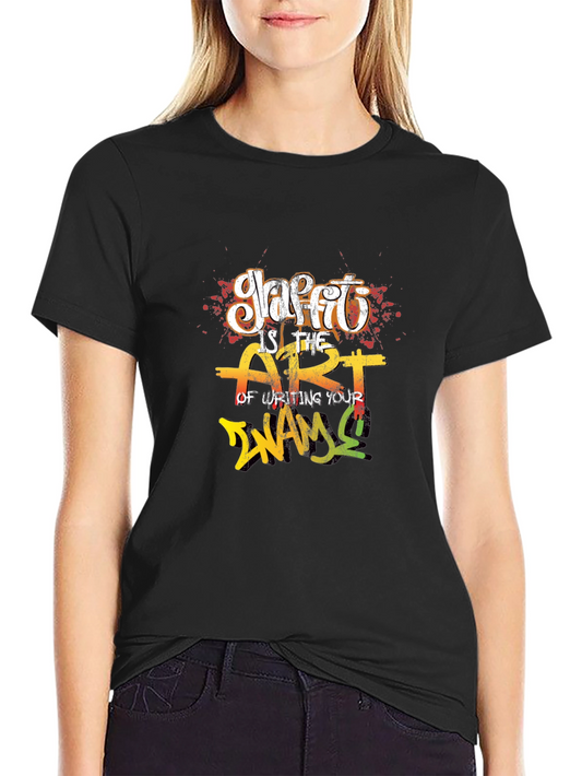 Graffiti Art T-Shirt - Writing Your Name