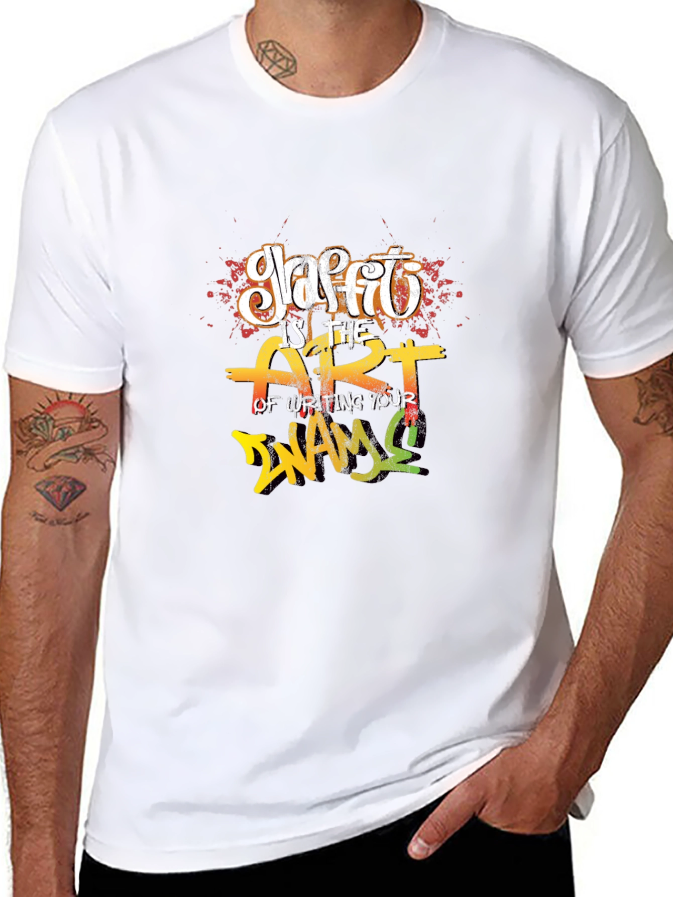 Graffiti Art T-Shirt - Writing Your Name