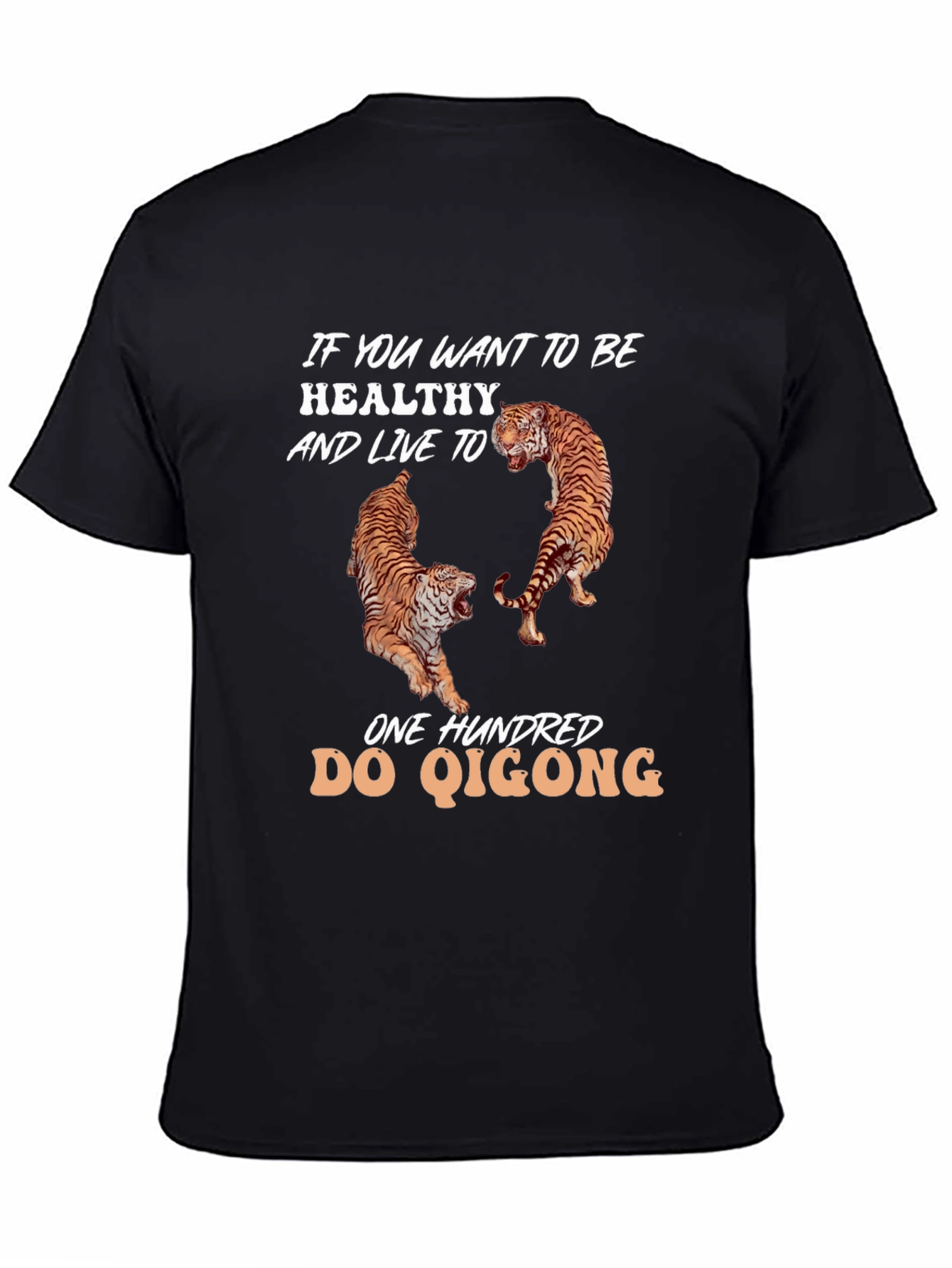Qigong Tiger Graphic T-Shirt - Live Healthy!