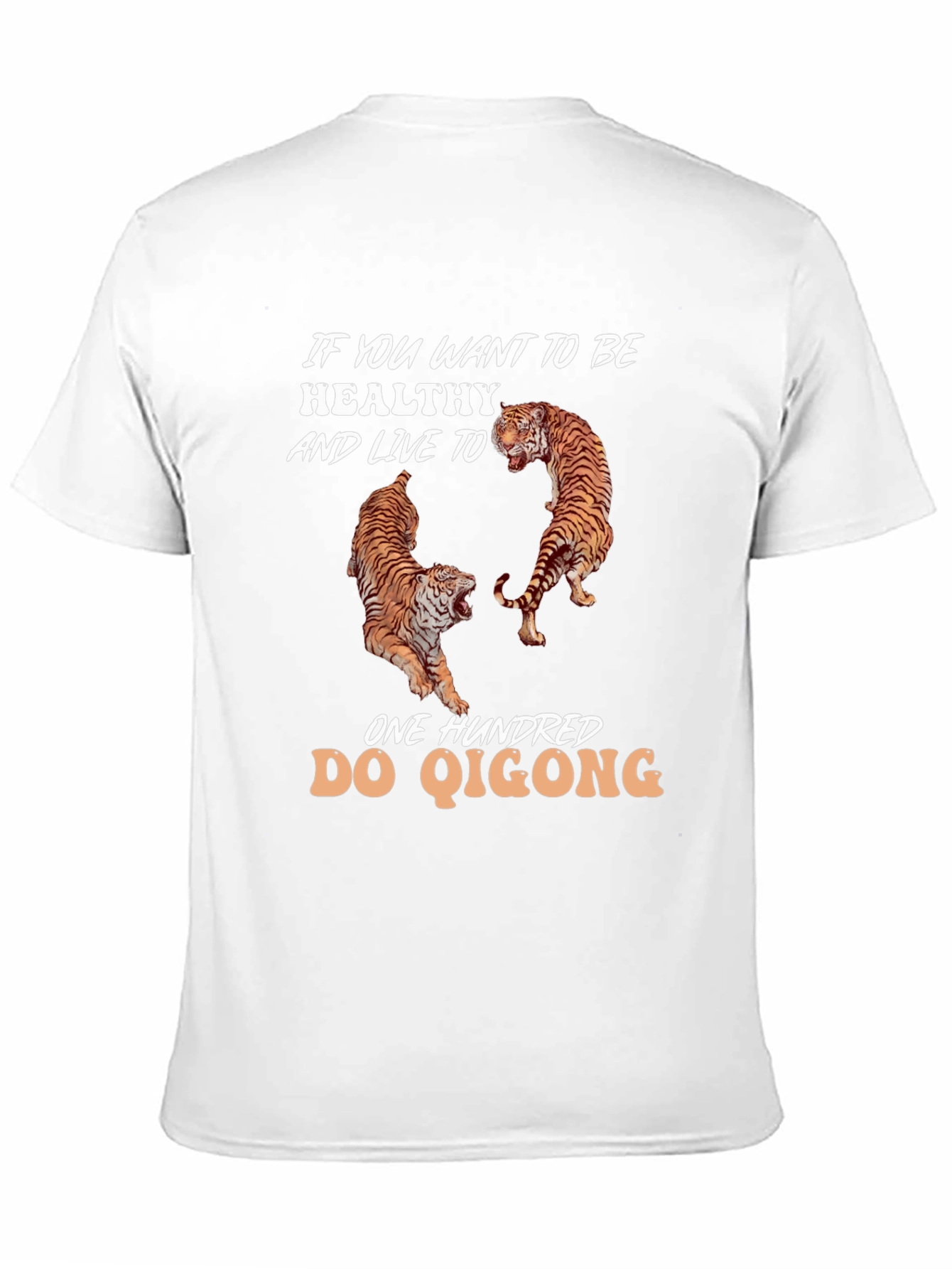 Qigong Tiger Graphic T-Shirt - Live Healthy!