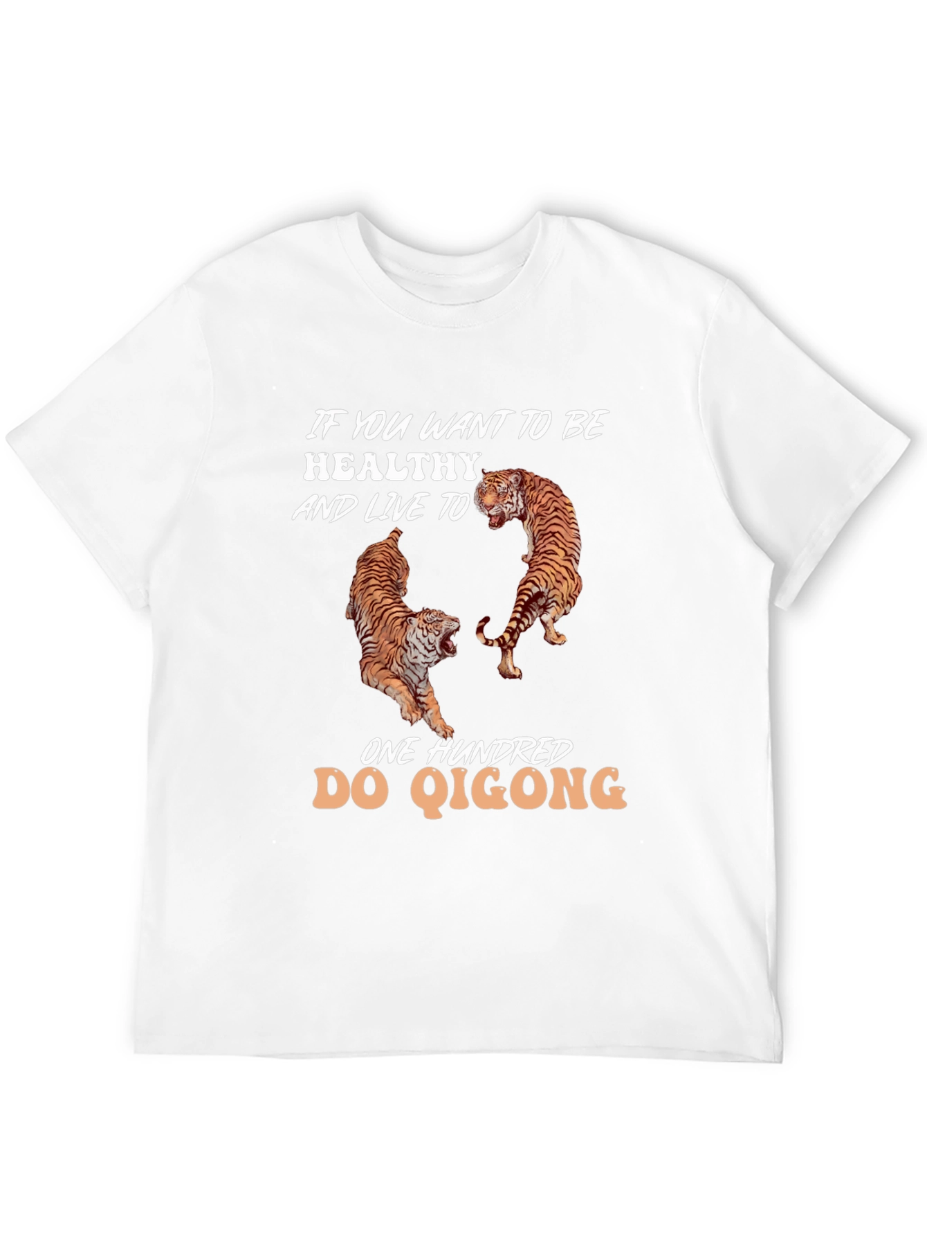 Qigong Tiger Graphic T-Shirt - Live Healthy!