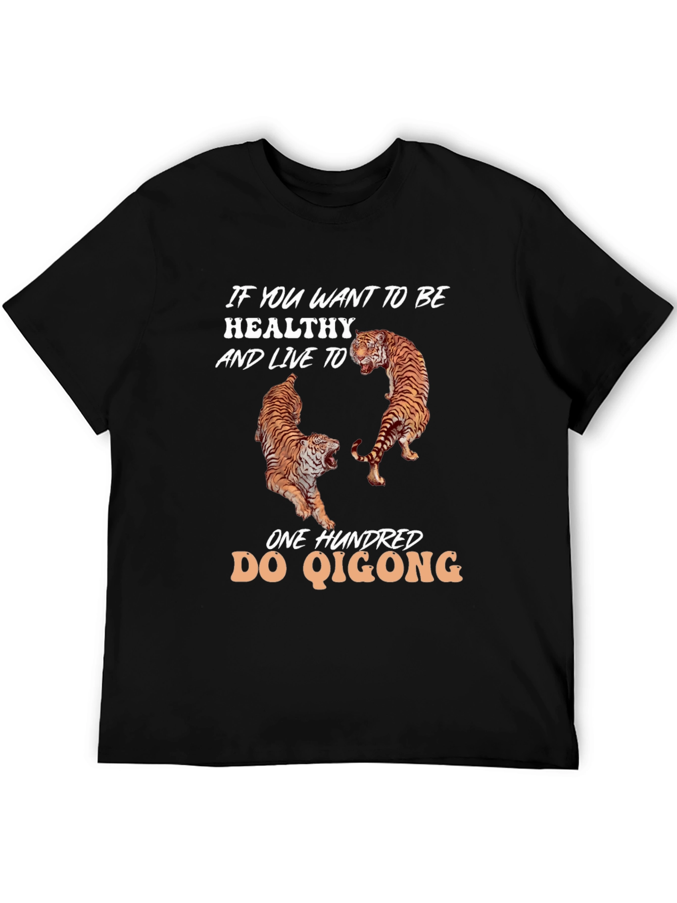 Qigong Tiger Graphic T-Shirt - Live Healthy!