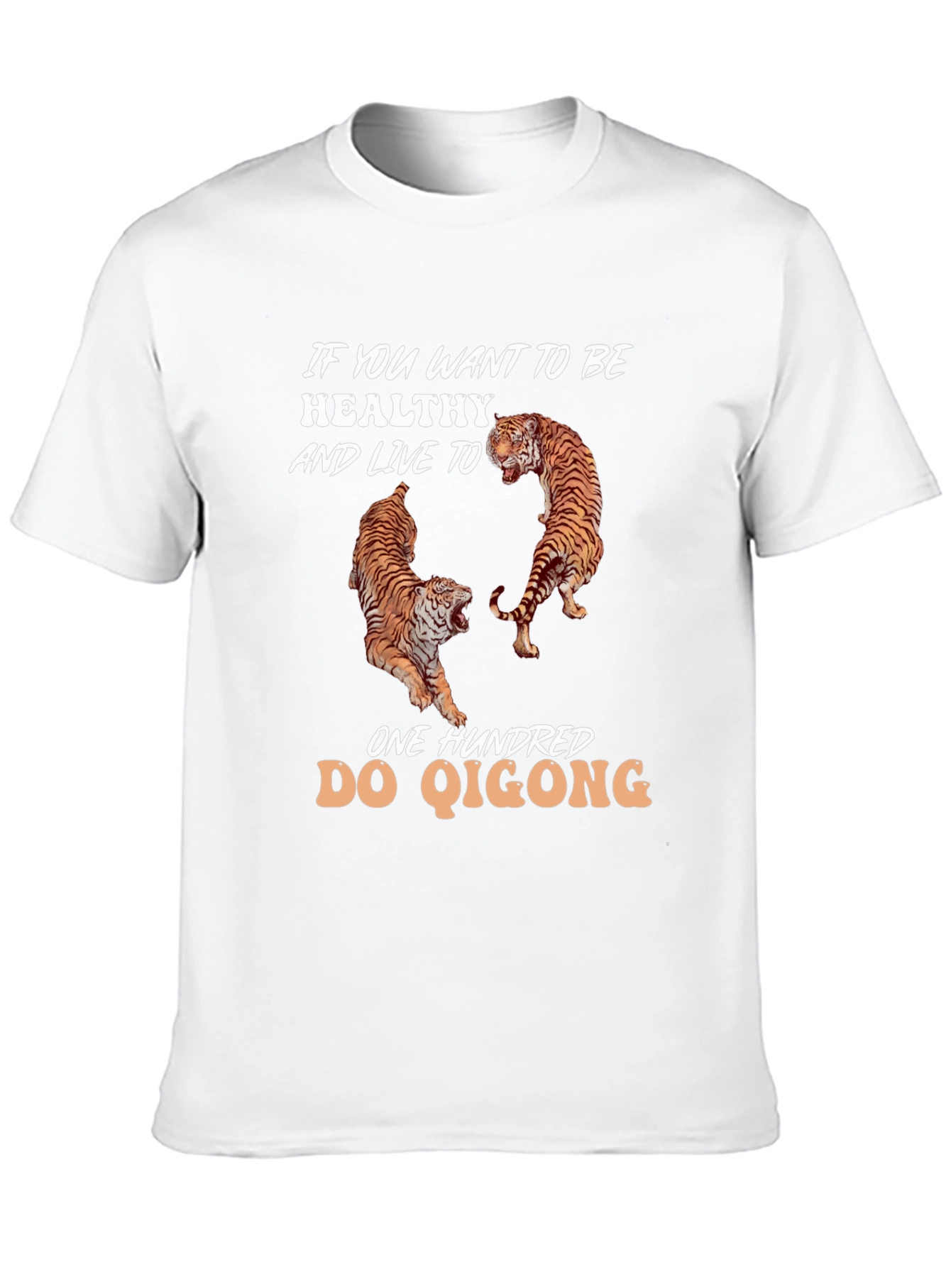 Qigong Tiger Graphic T-Shirt - Live Healthy!