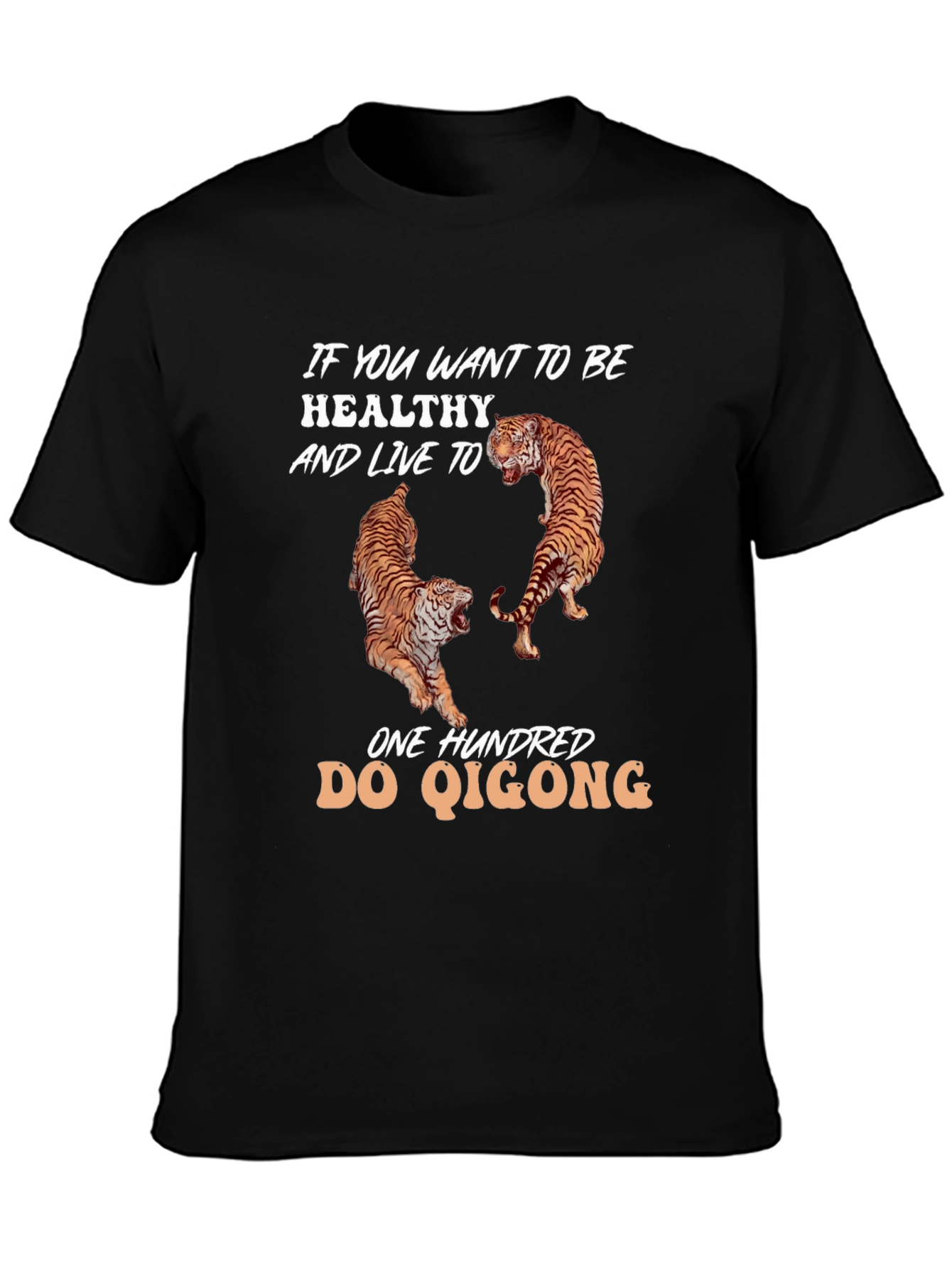 Qigong Tiger Graphic T-Shirt - Live Healthy!