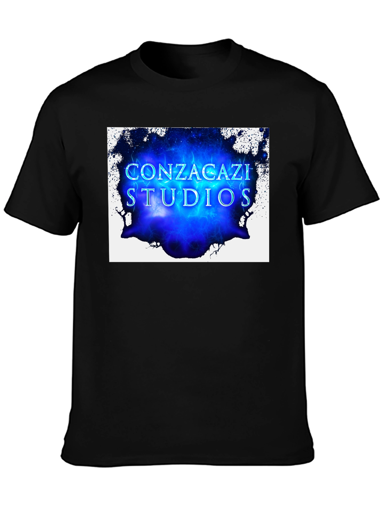 Conzacazi Studios Black Graphic T-Shirt
