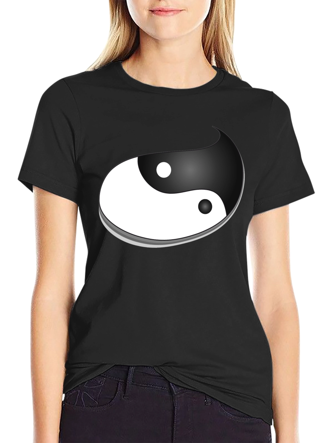 Yin Yang Graphic T-Shirt - Balance and Style