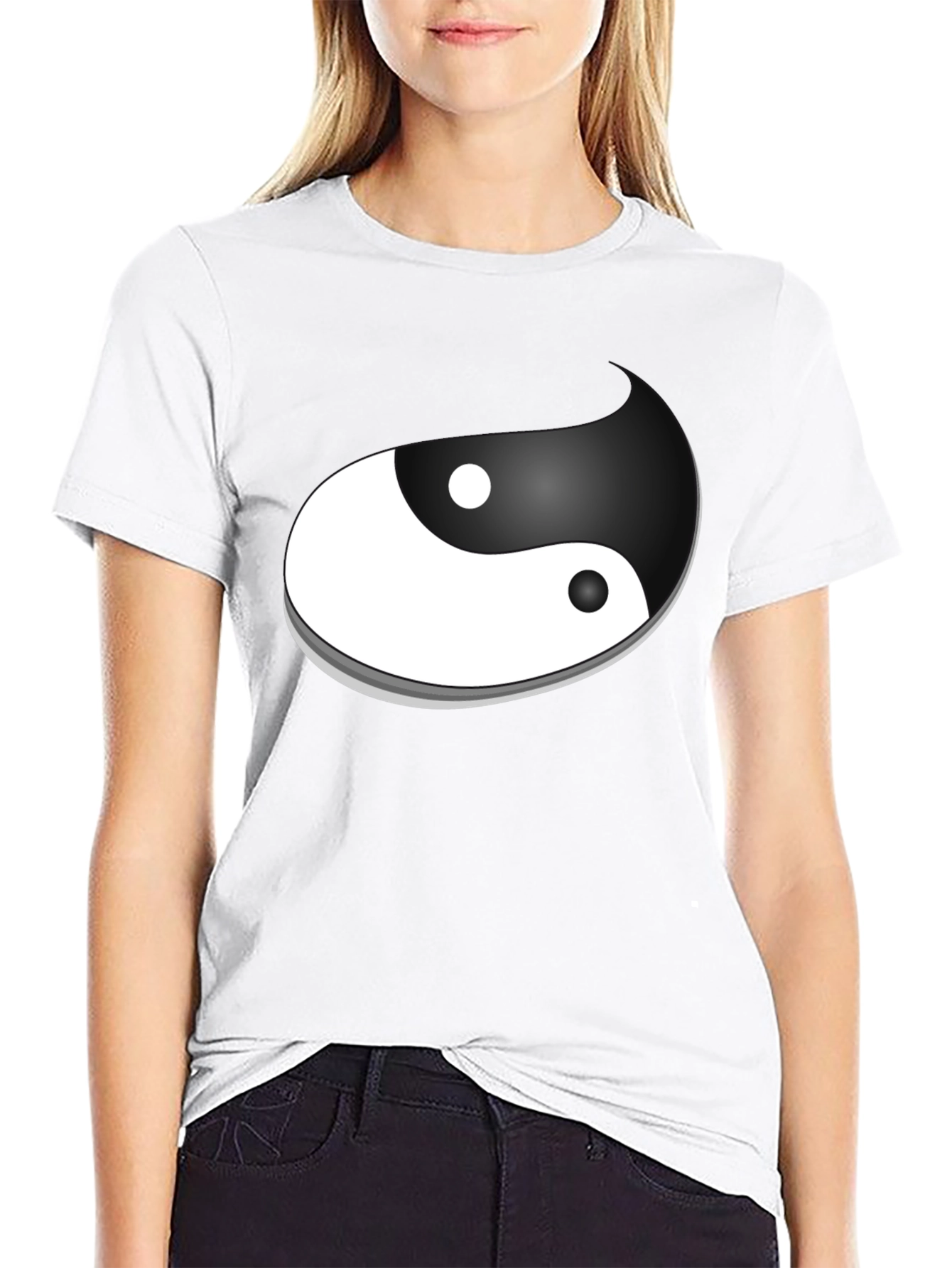 Yin Yang Graphic T-Shirt - Balance and Style