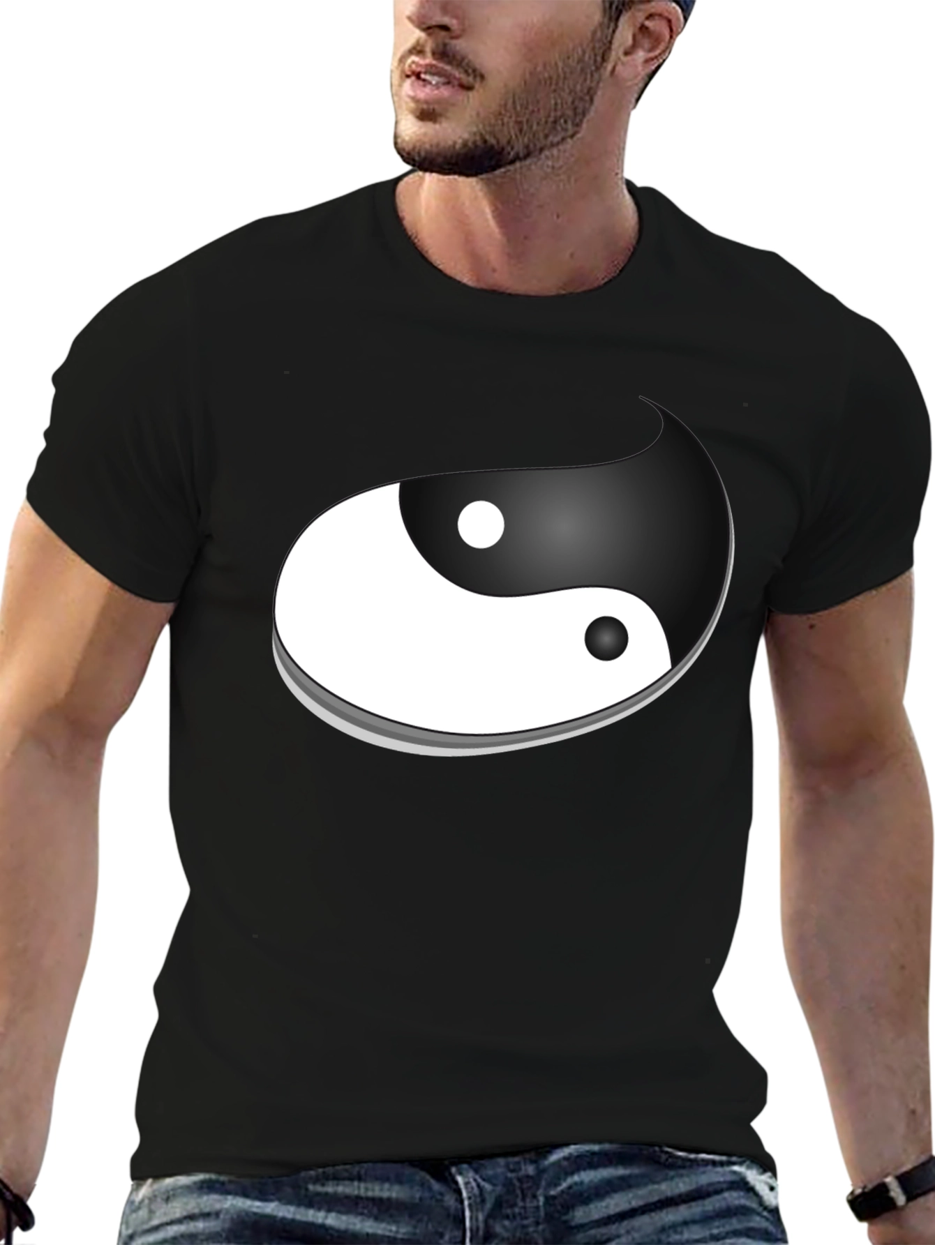 Yin Yang Graphic T-Shirt - Balance and Style