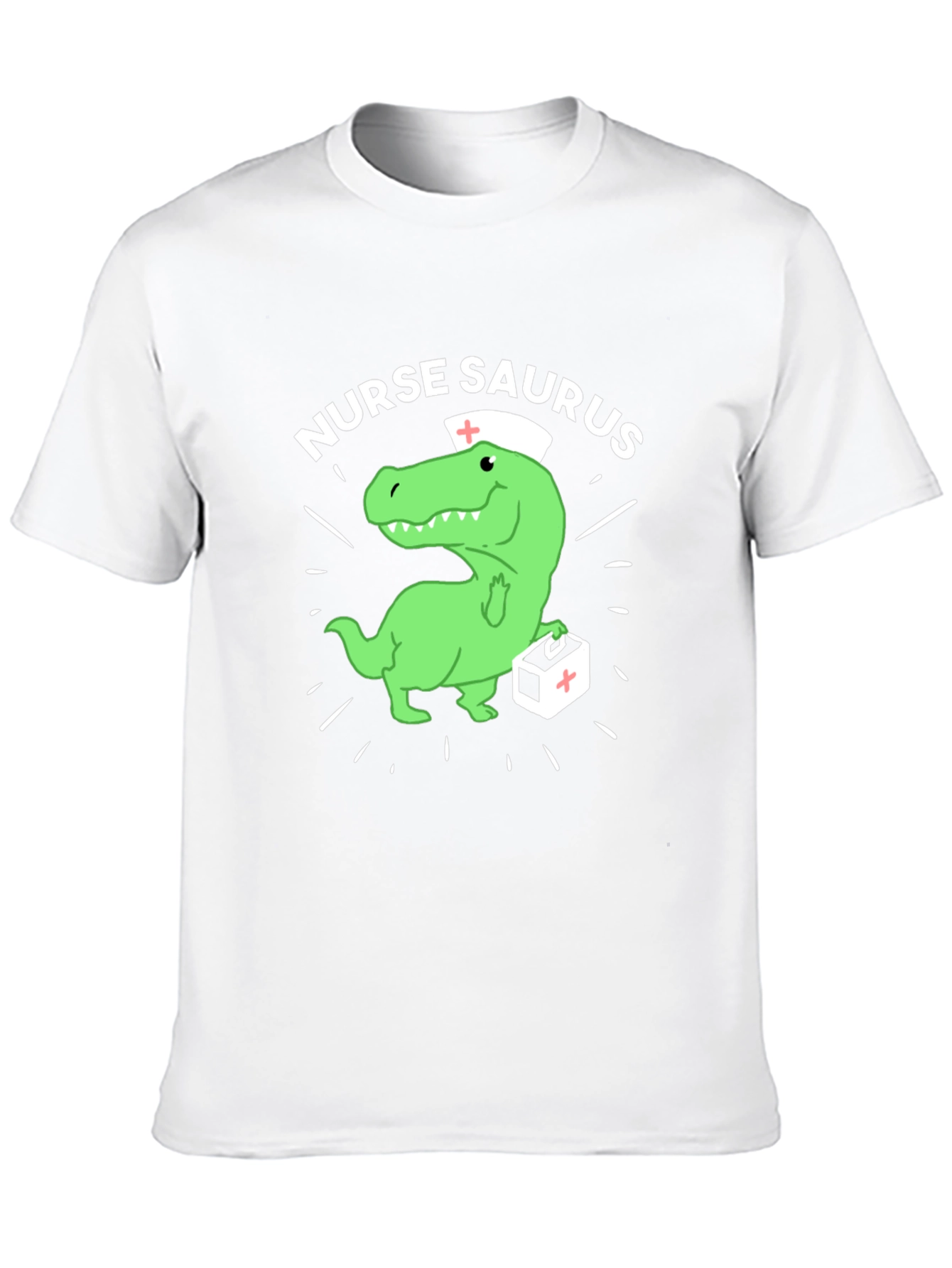 Nurse Saurus T-Shirt - Funny Dinosaur Nursing Tee