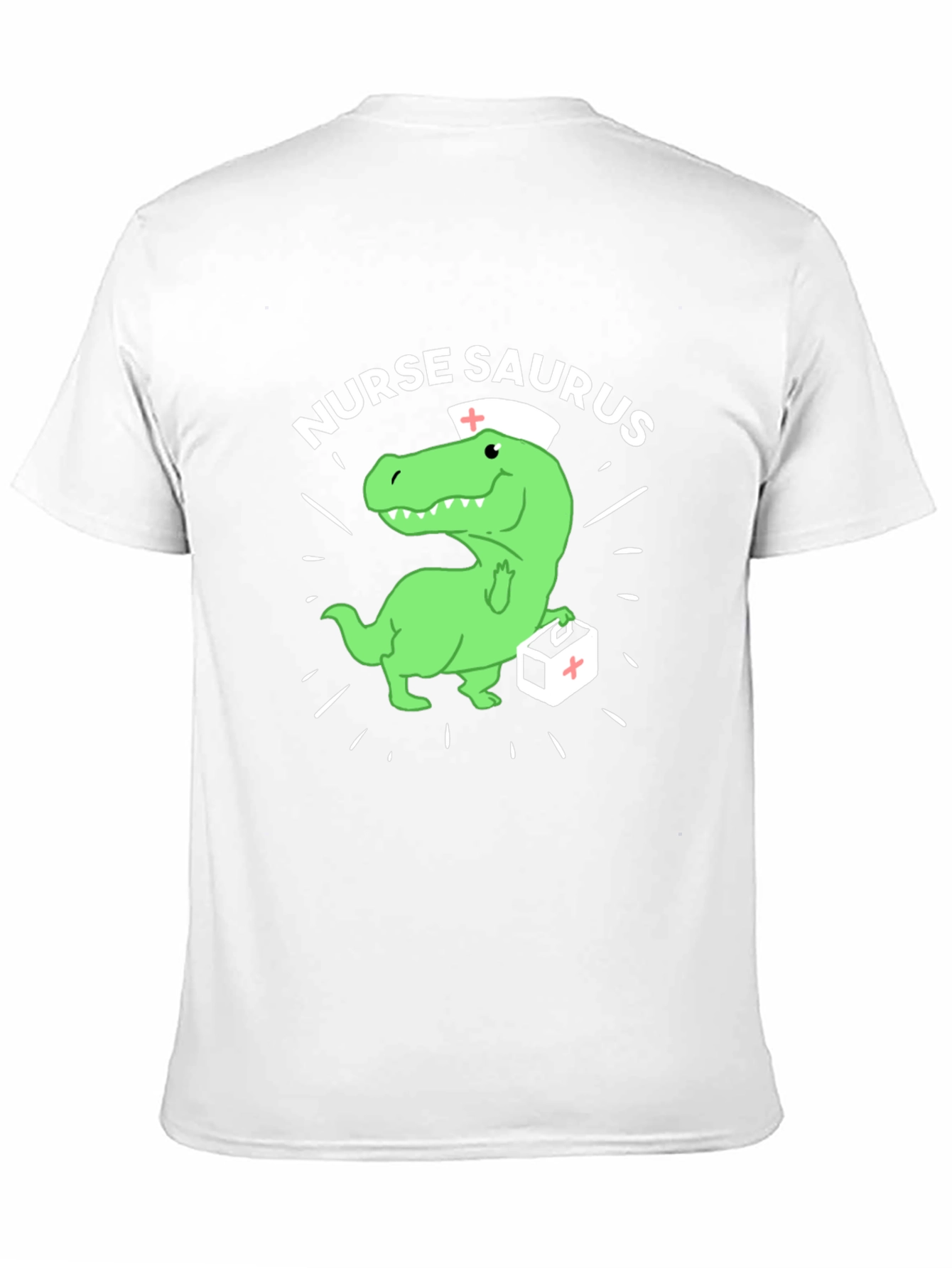 Nurse Saurus T-Shirt - Funny Dinosaur Nursing Tee