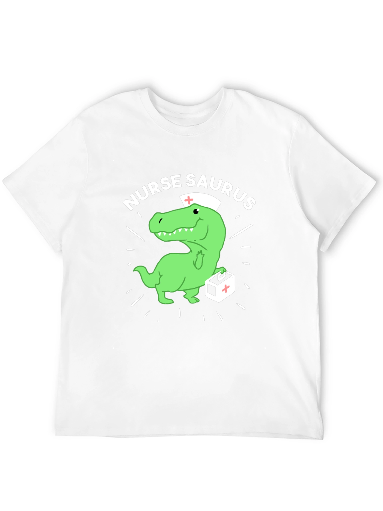 Nurse Saurus T-Shirt - Funny Dinosaur Nursing Tee