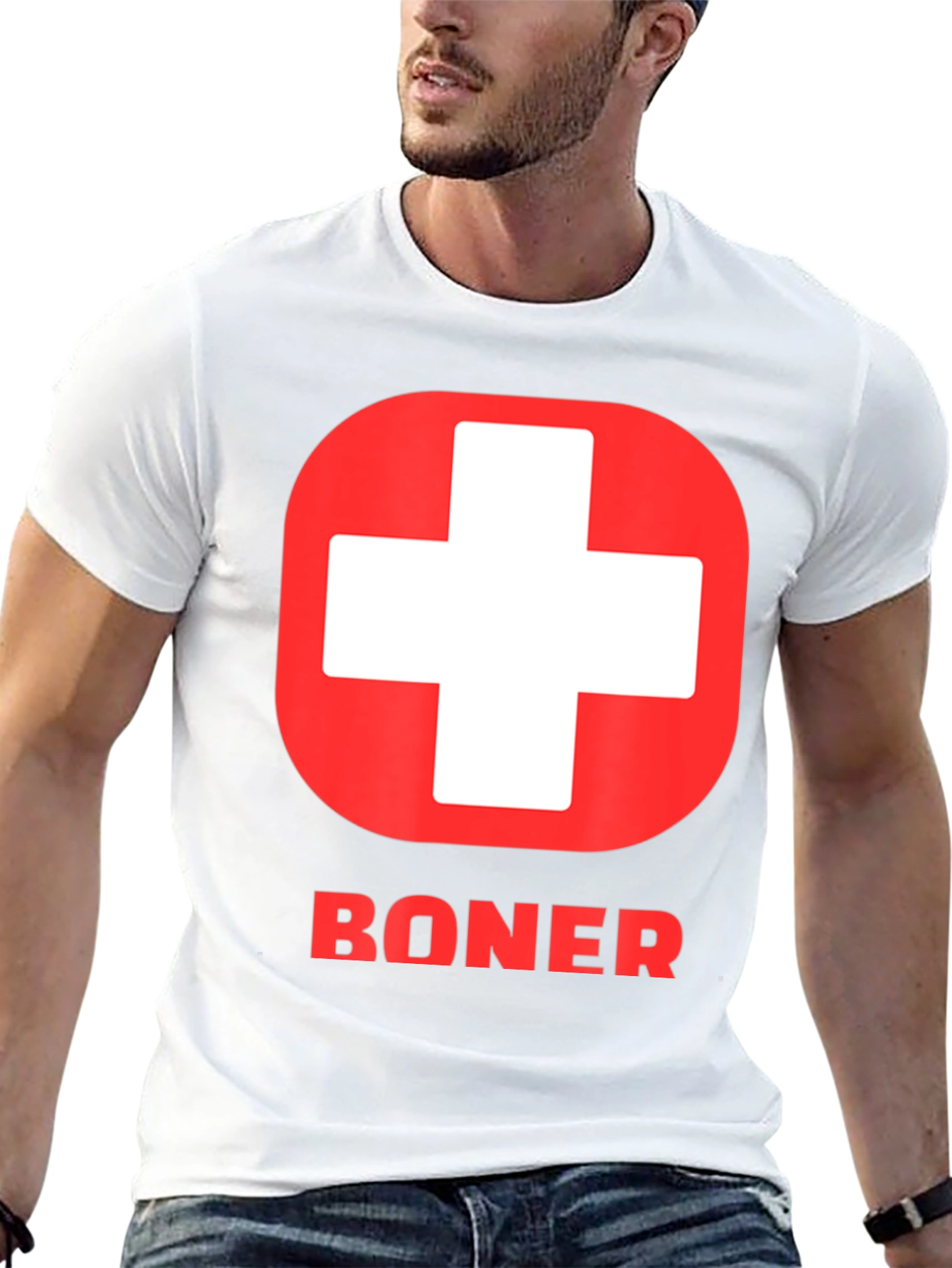 Funny Swiss Flag BONER Graphic Tee
