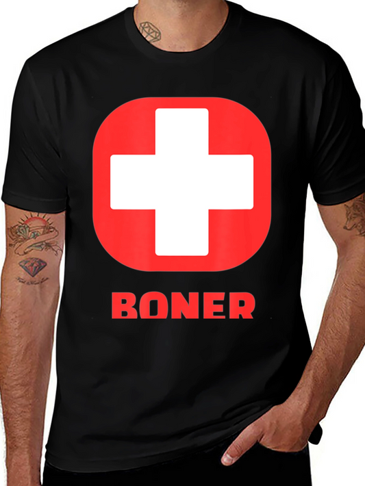 Funny Swiss Flag BONER Graphic Tee