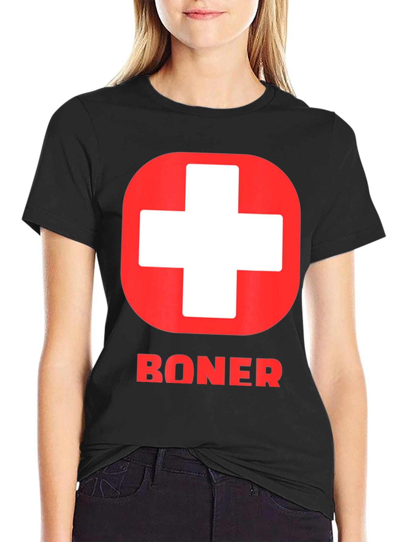 Funny Swiss Flag BONER Graphic Tee