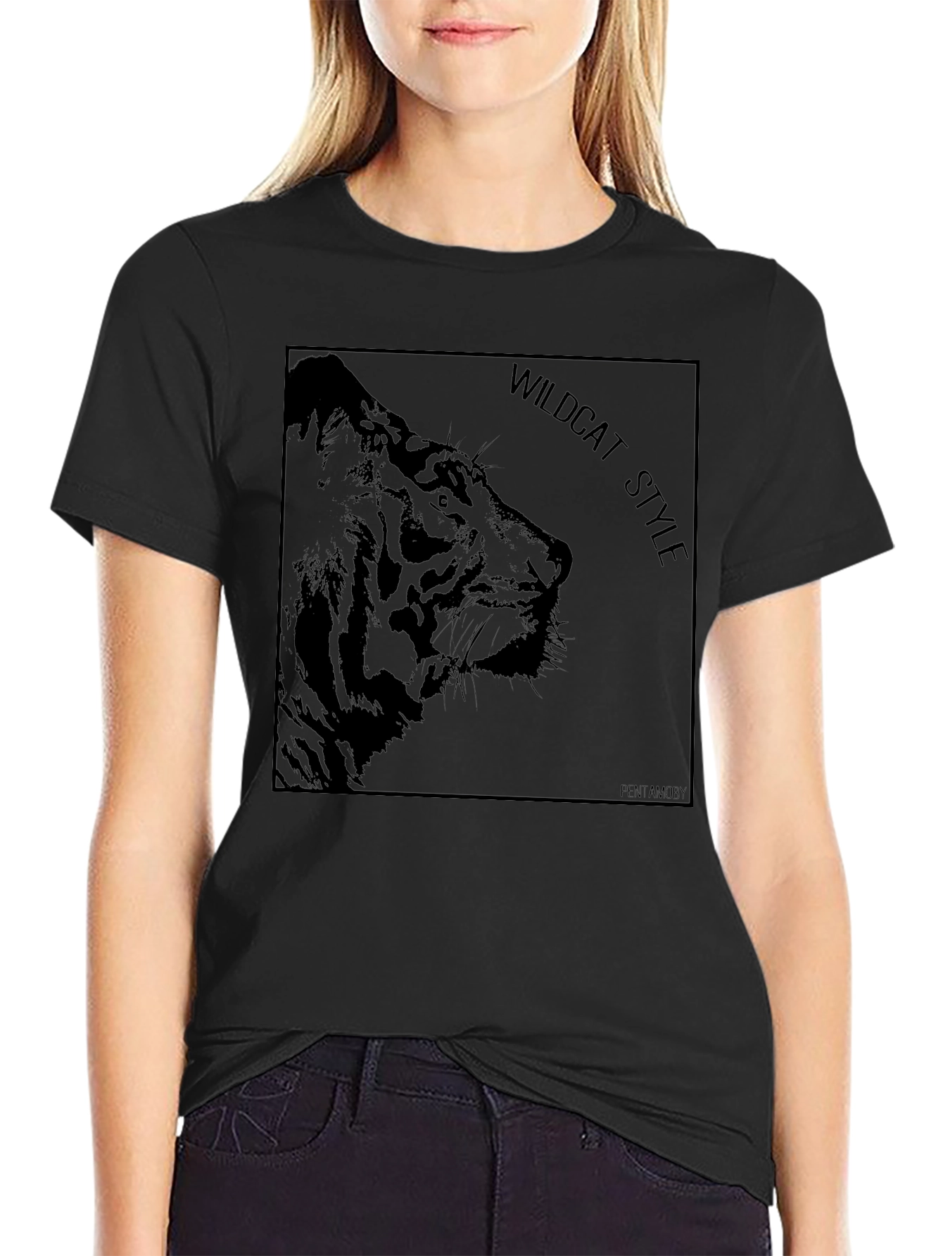 Wildcat Style Black Graphic T-Shirt