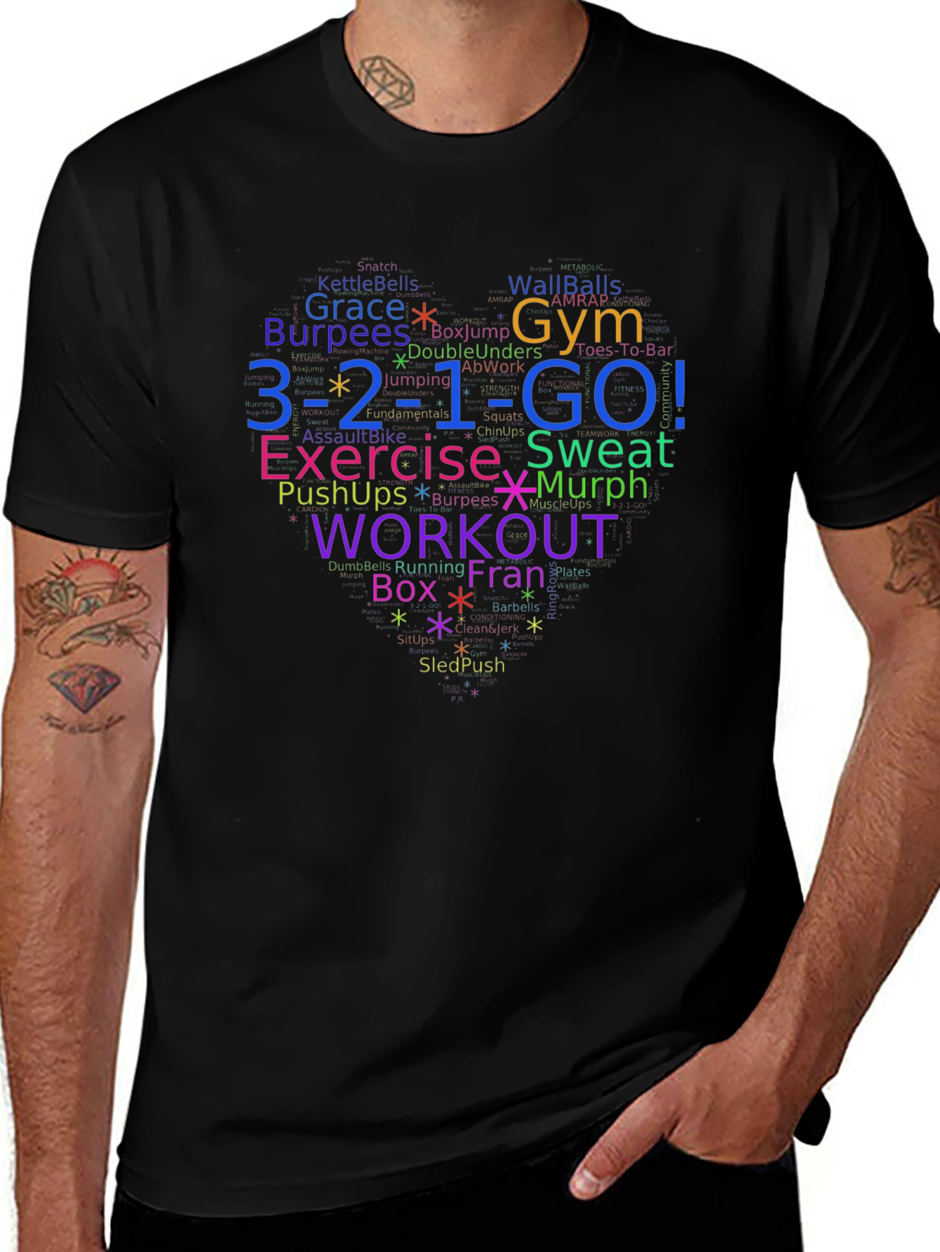 Workout Motivation Graphic Tee