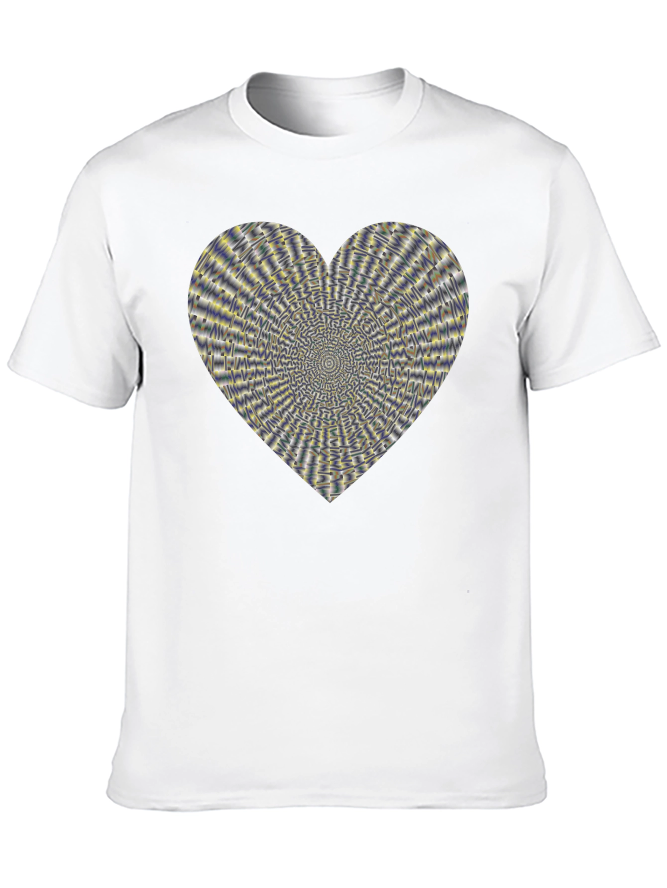 Optical Illusion Heart Tee