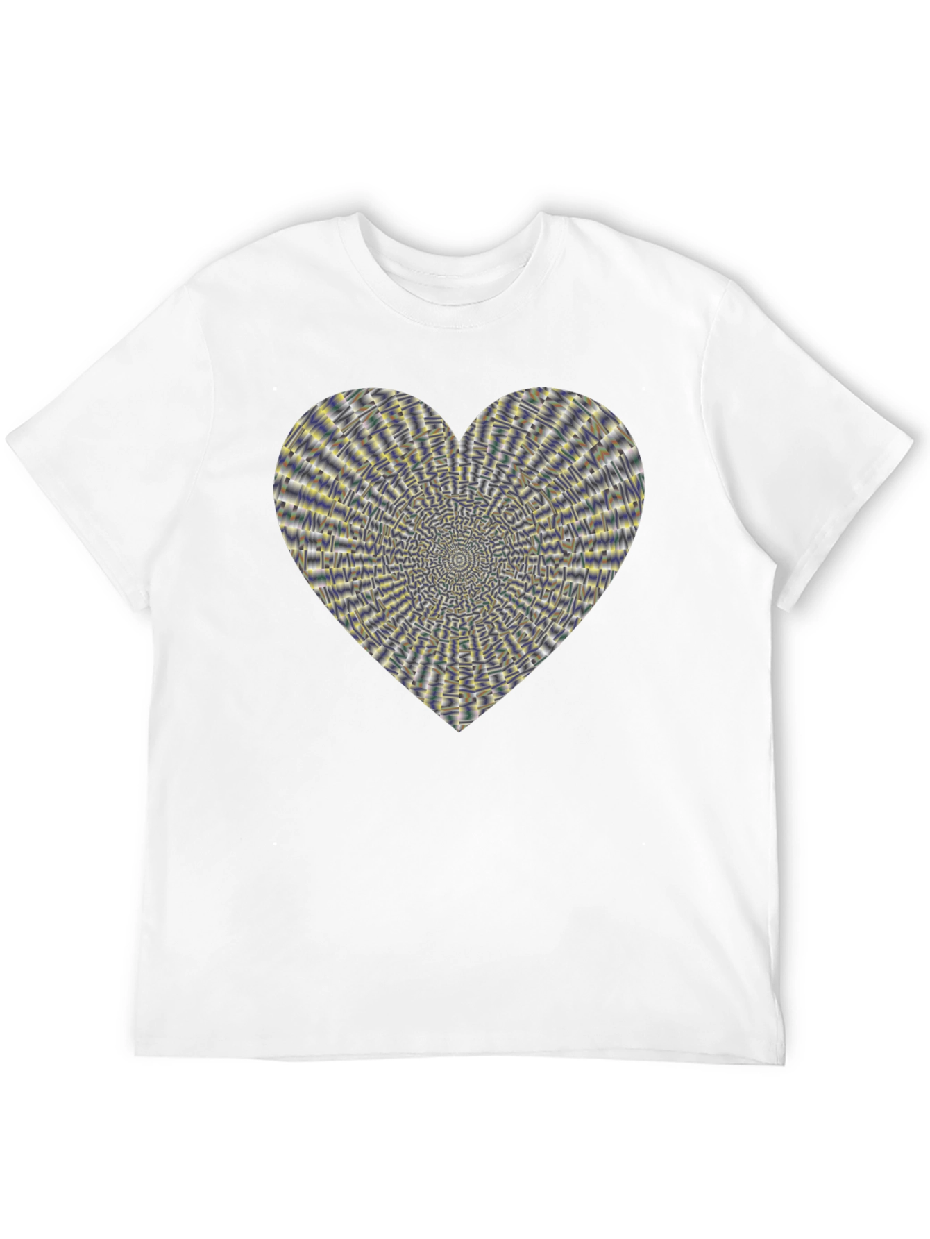 Optical Illusion Heart Tee