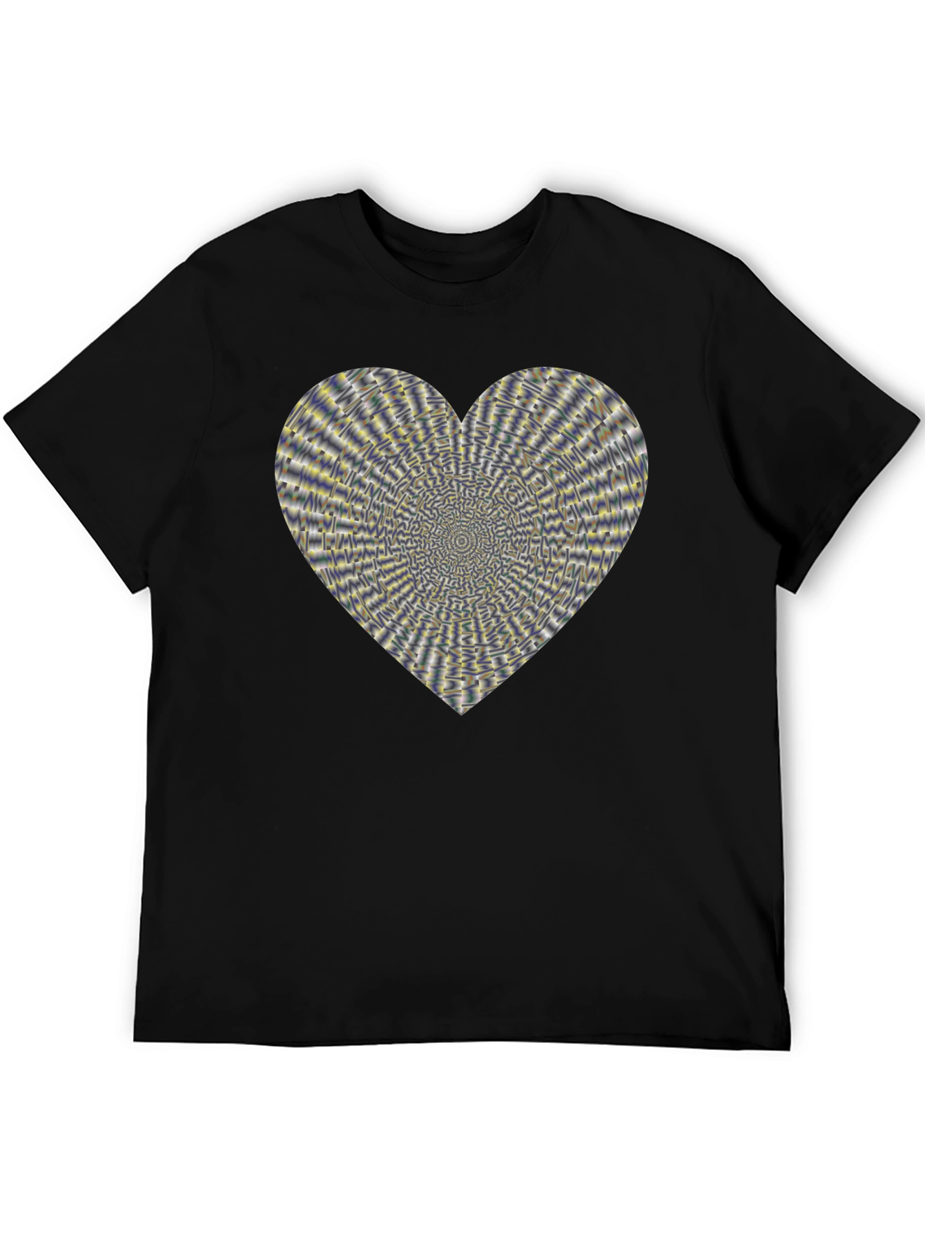 Optical Illusion Heart Tee