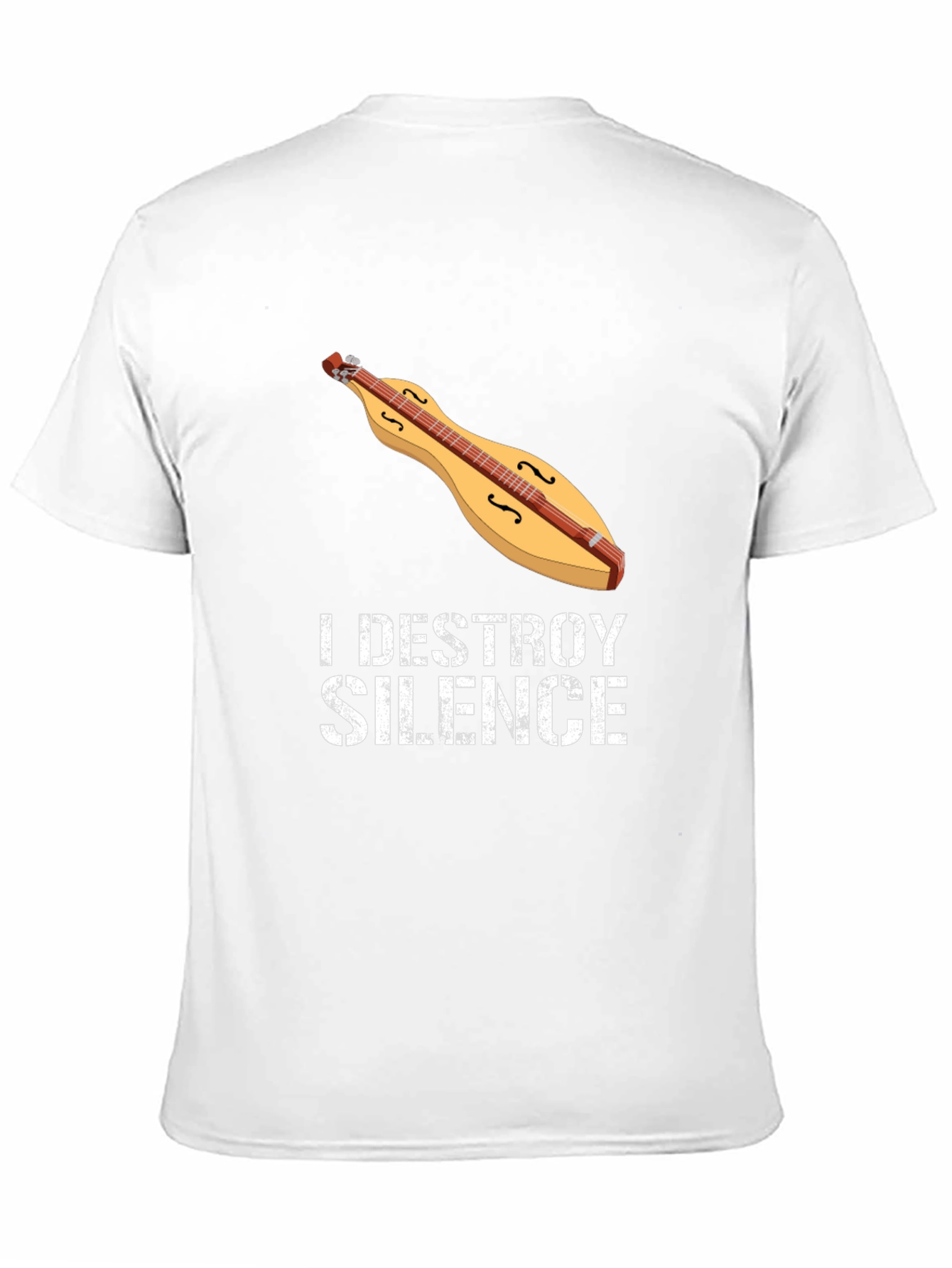 I Destroy Silence Dulcimer T-Shirt