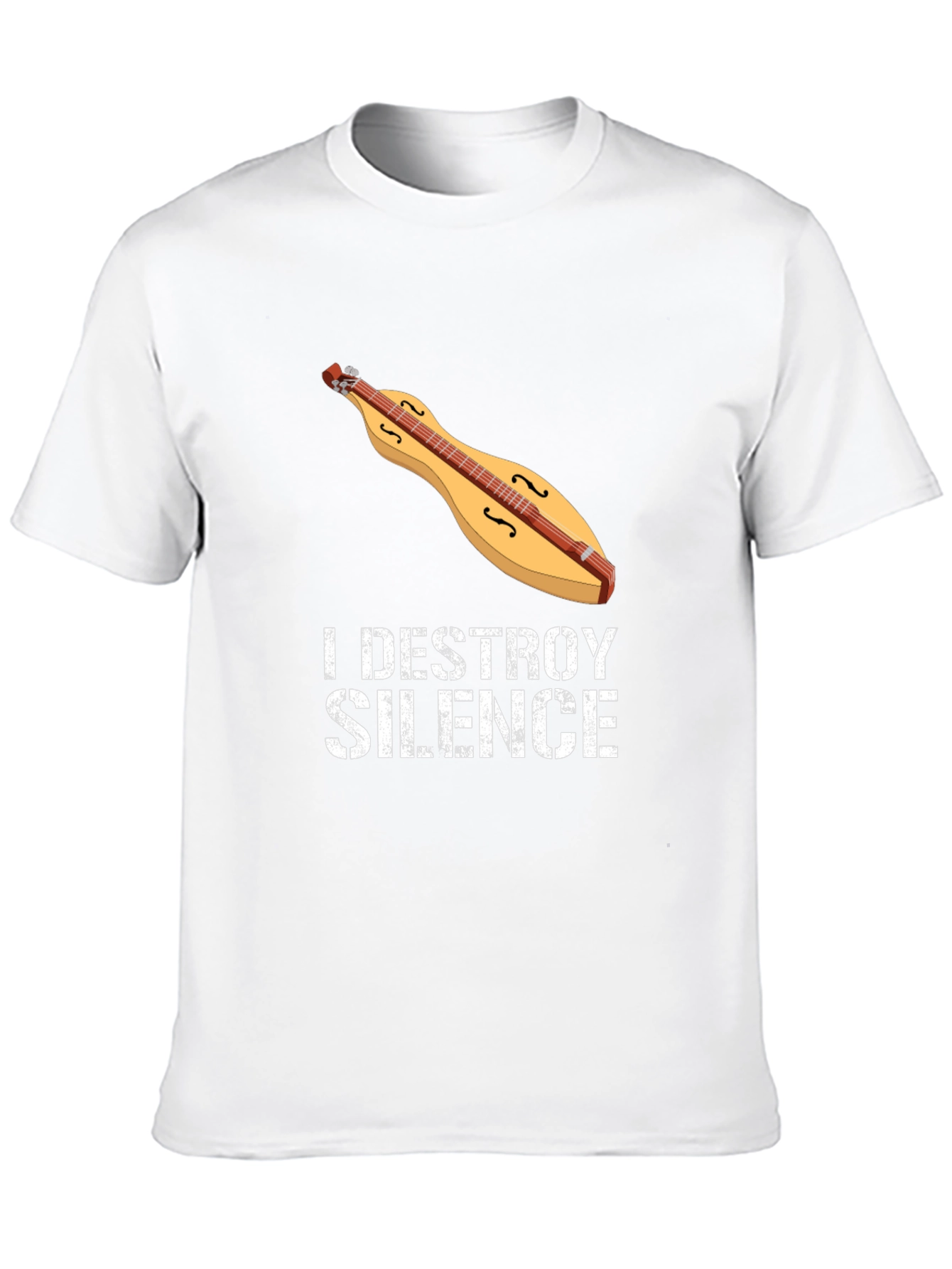 I Destroy Silence Dulcimer T-Shirt