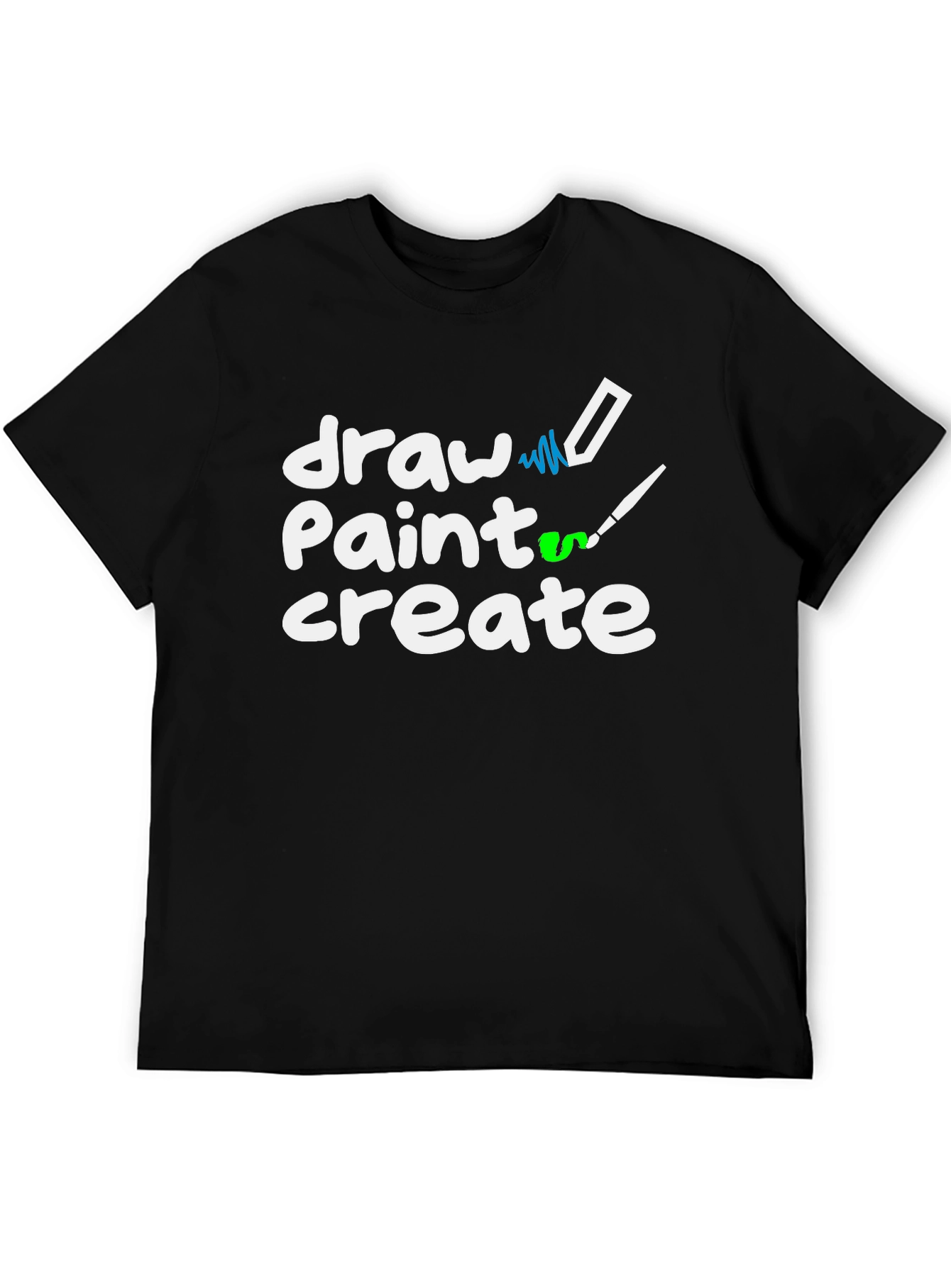 Draw Paint Create T-Shirt - Artistic Expression