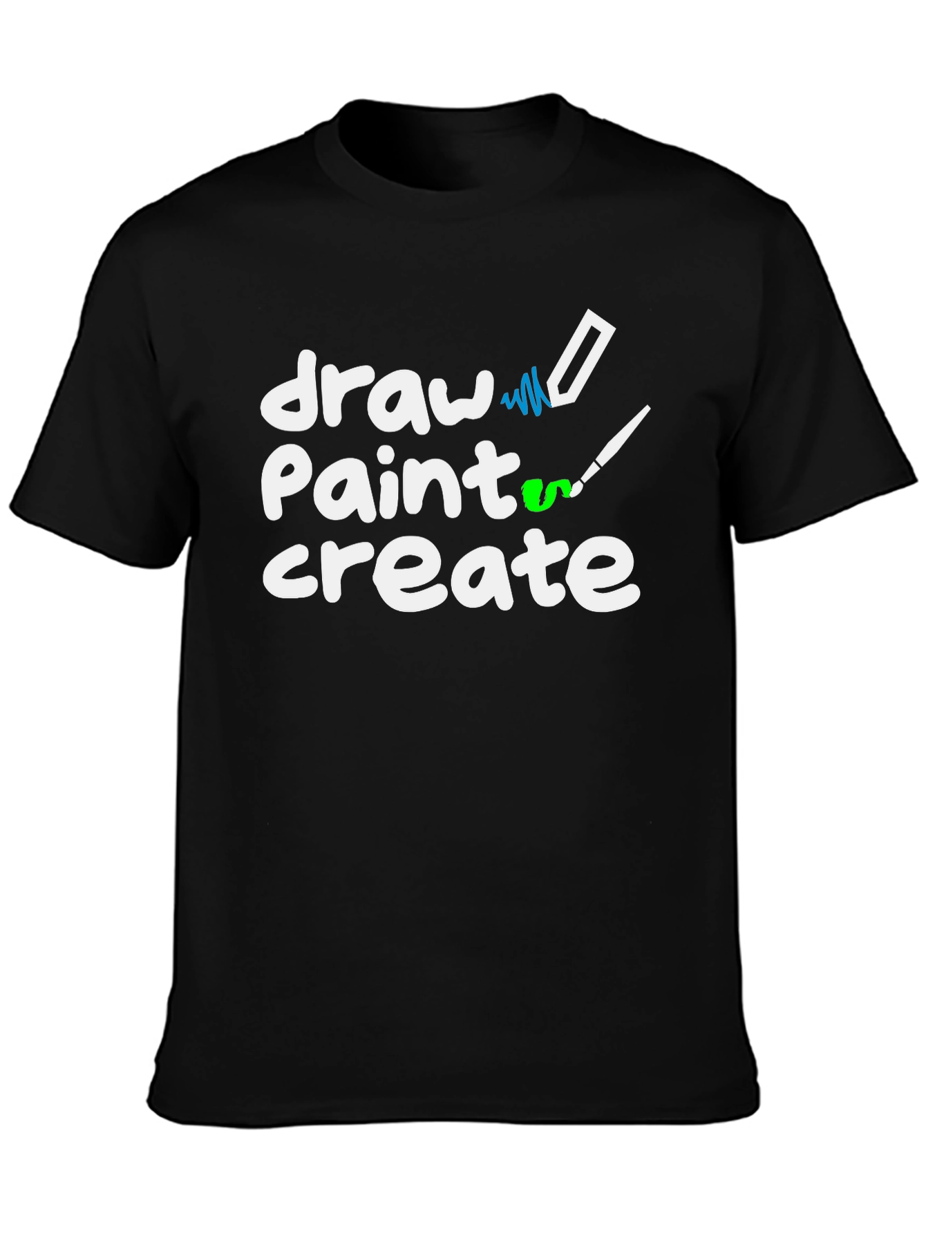 Draw Paint Create T-Shirt - Artistic Expression