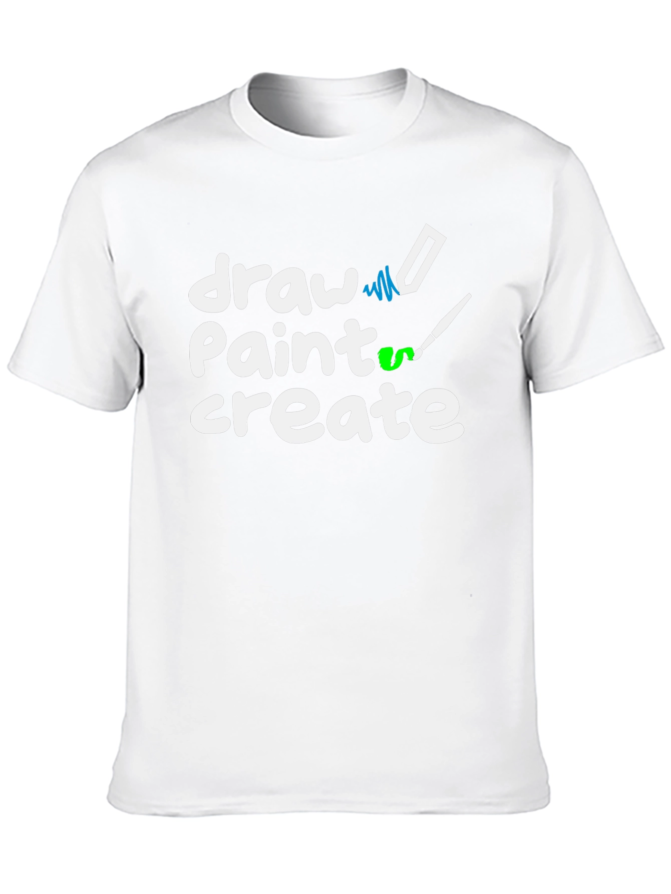 Draw Paint Create T-Shirt - Artistic Expression