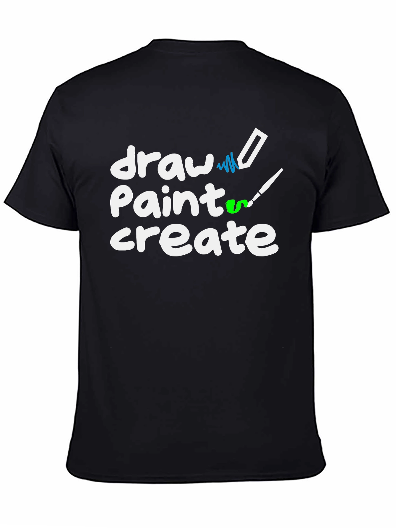 Draw Paint Create T-Shirt - Artistic Expression