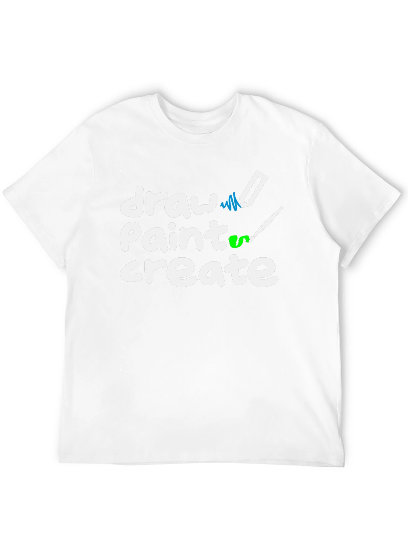 Draw Paint Create T-Shirt - Artistic Expression