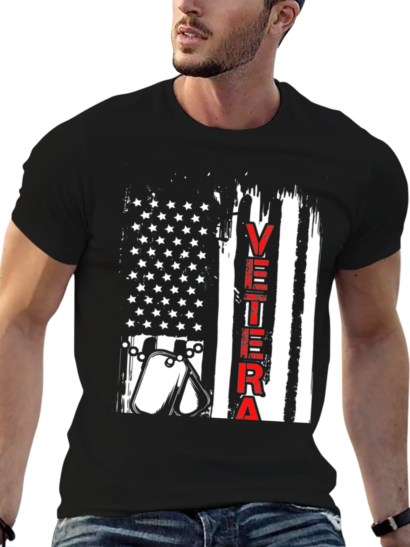Veteran Flag Graphic T-Shirt