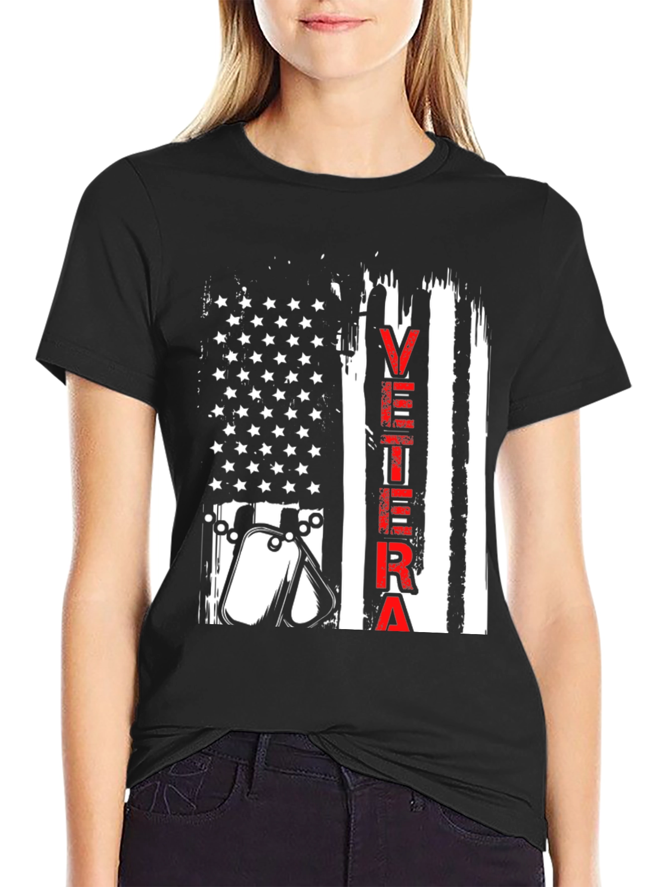 Veteran Flag Graphic T-Shirt