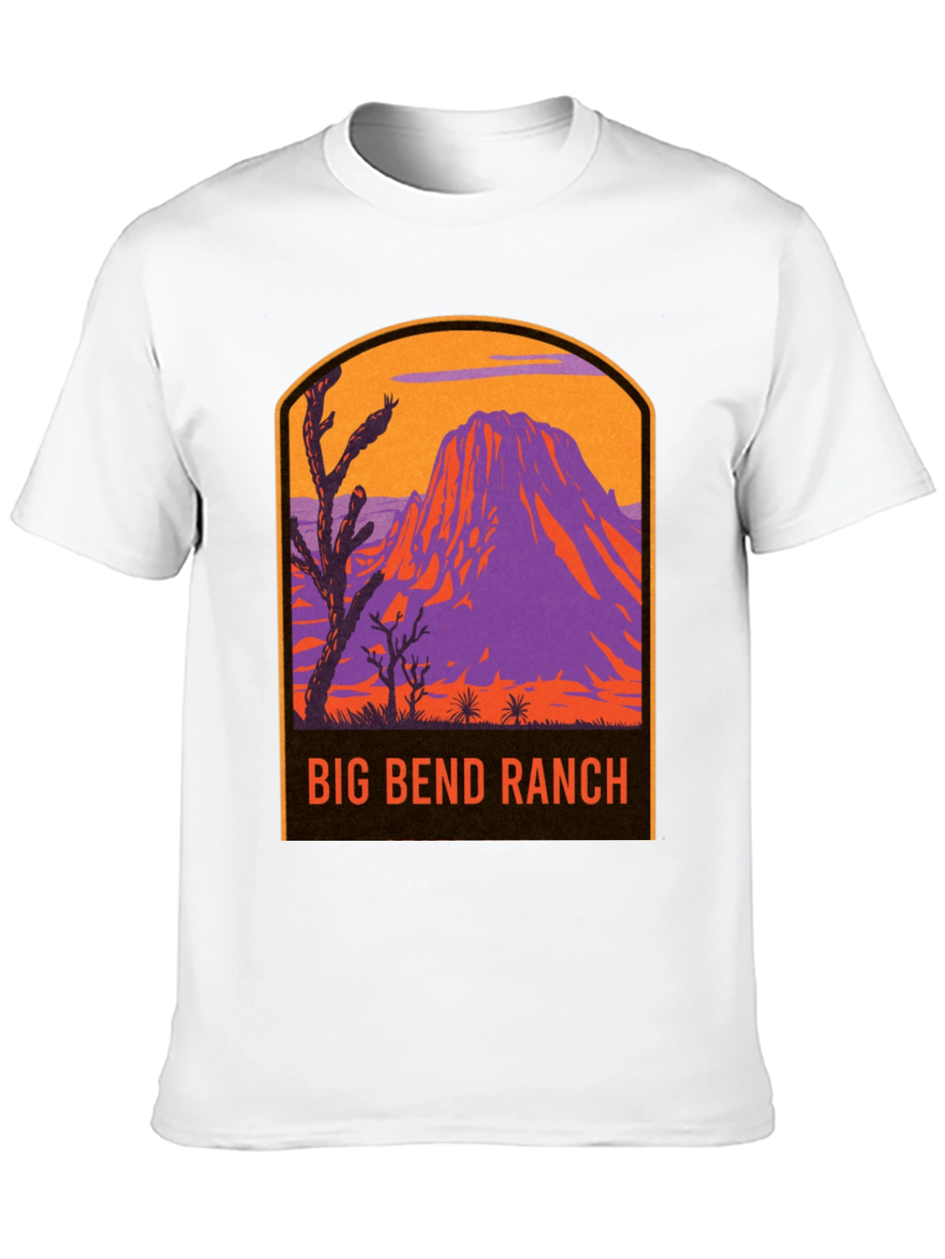 Big Bend Ranch Graphic Tee - Retro Mountain Design