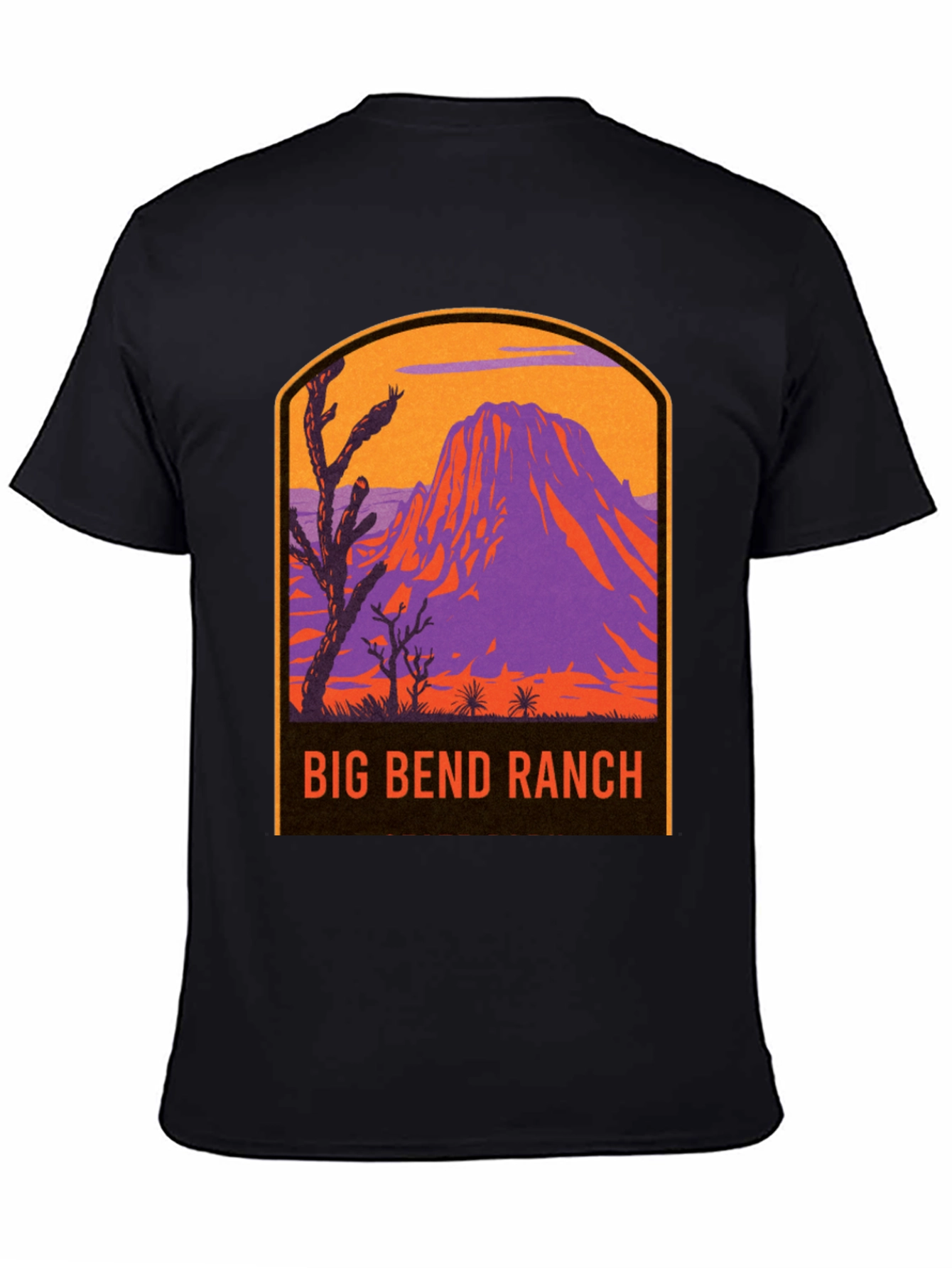 Big Bend Ranch Graphic Tee - Retro Mountain Design