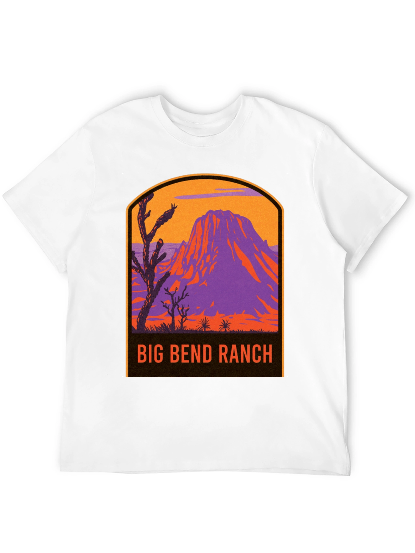 Big Bend Ranch Graphic Tee - Retro Mountain Design