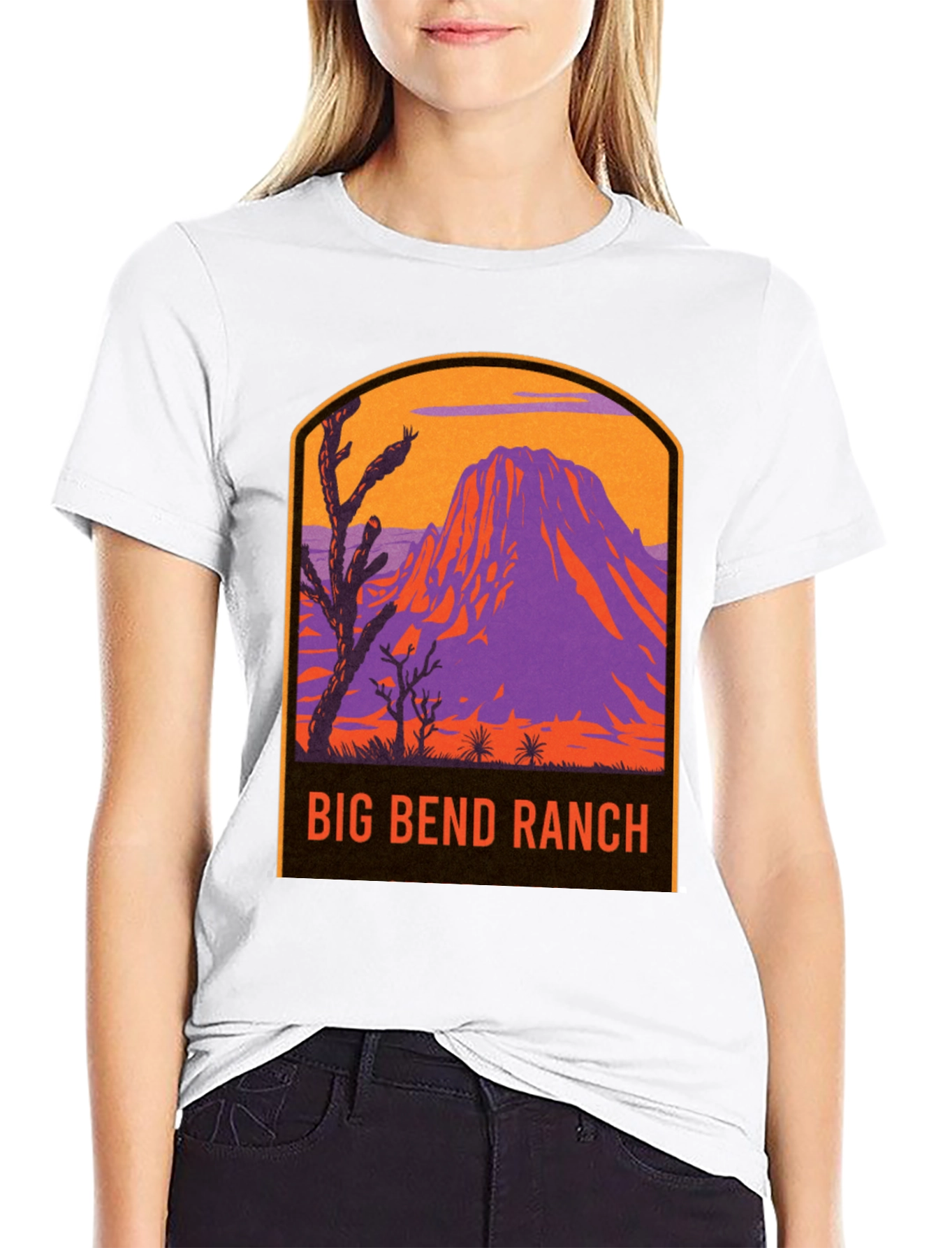 Big Bend Ranch Graphic Tee - Retro Mountain Design