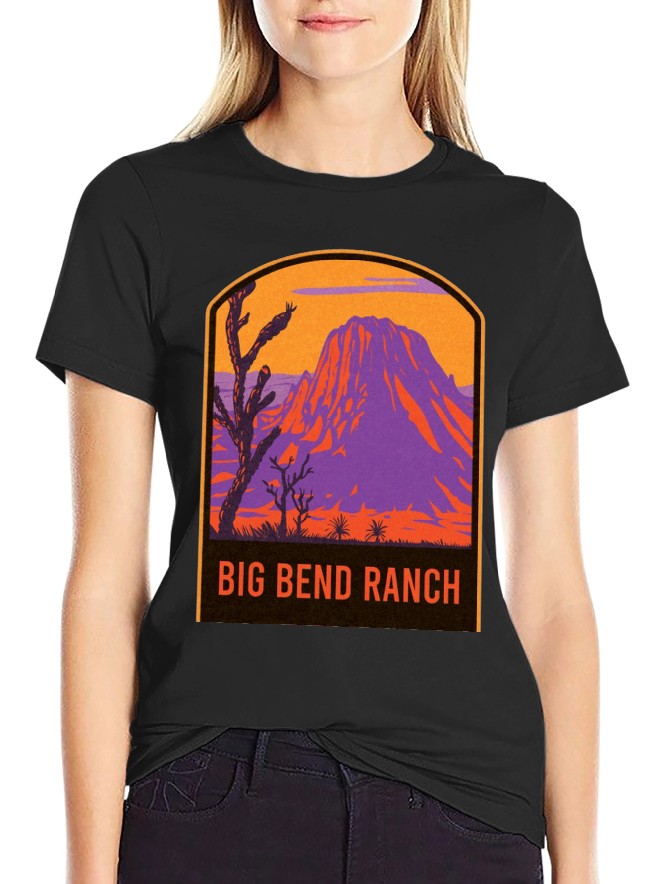 Big Bend Ranch Graphic Tee - Retro Mountain Design