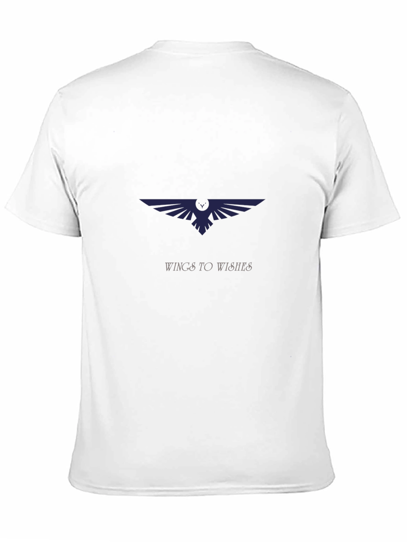 Wings to Wishes Black Graphic Tee